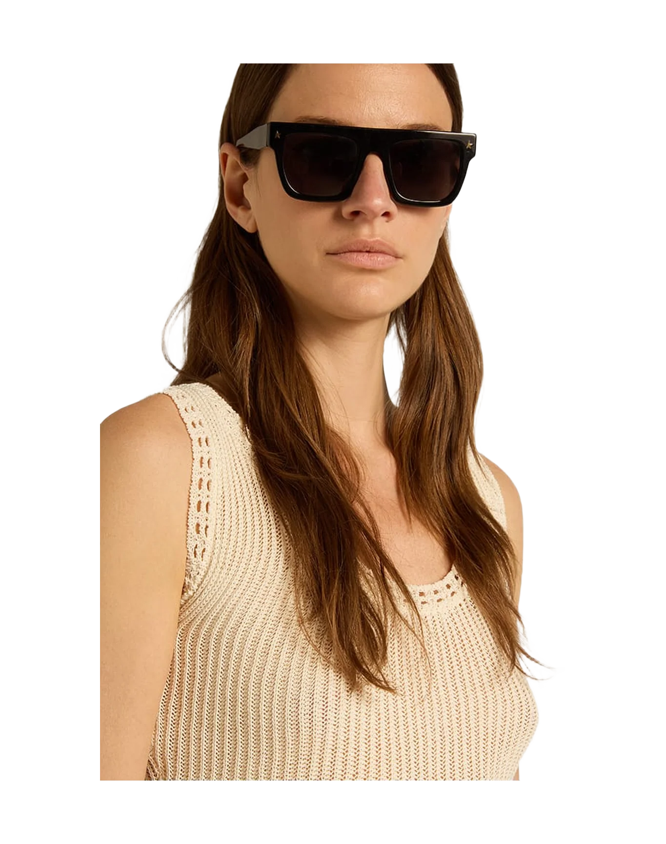 Women | Ecru-Colored Gilet | Ecru - Image 2