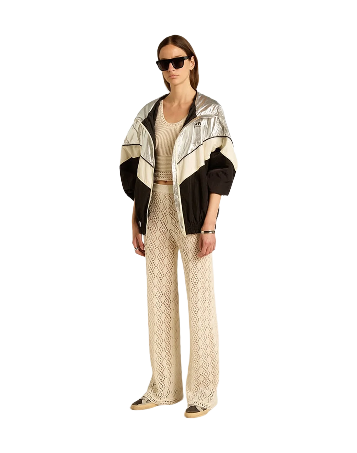 Women | Ecru-Colored Gilet | Ecru - Image 3