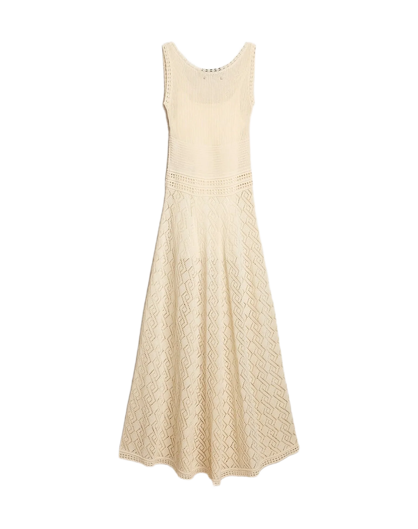 Women | Ecru-Colored Tank Dress | Ecru - Image 4