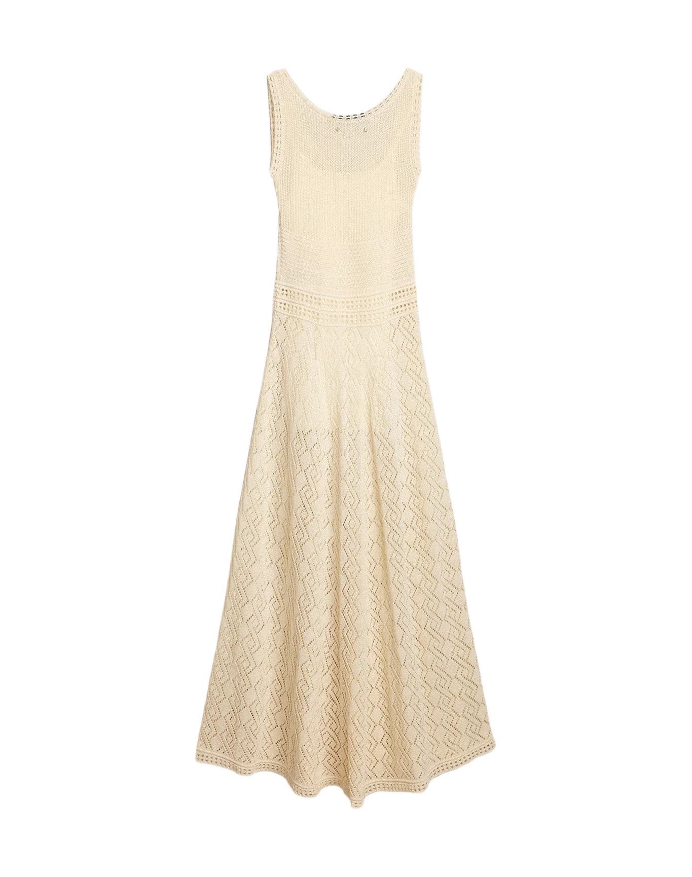 Women | Ecru-Colored Tank Dress | Ecru - Image 6