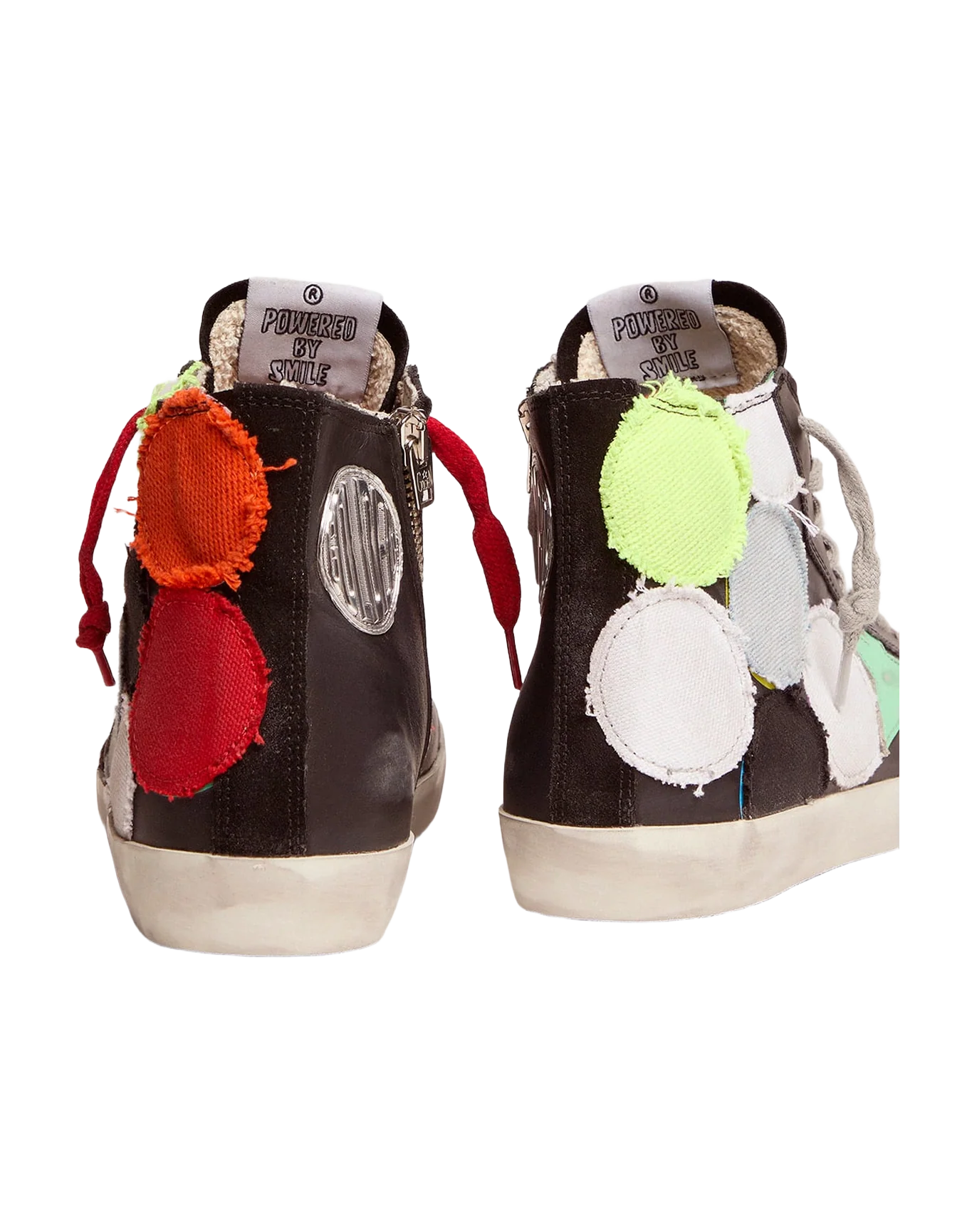 Women | Francy Sneakers with Colored Polka-Dot Patches | Multicolor x Black x Spring Bud Black Brown Leo - Image 3