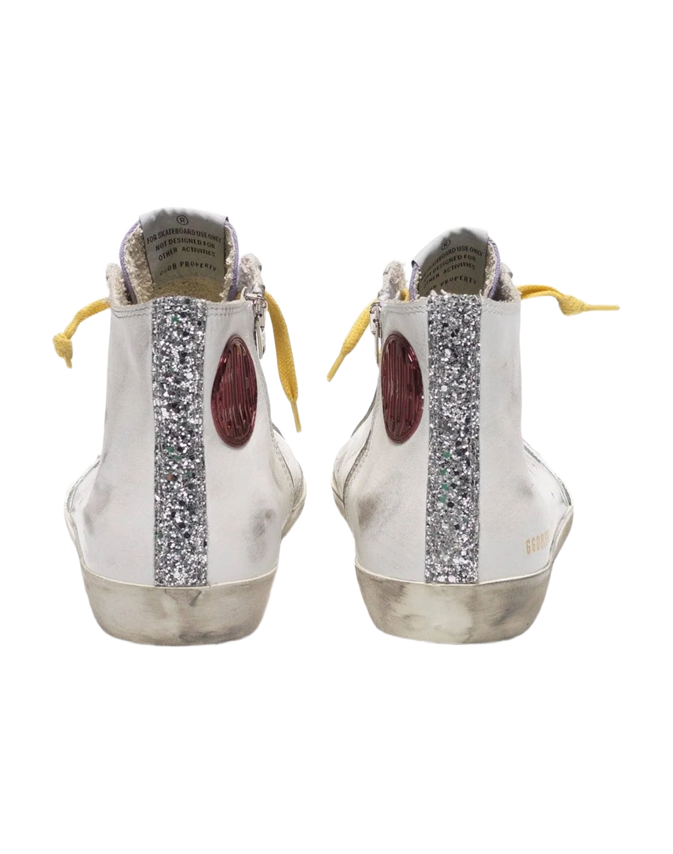 Women | Francy Sneakers with Iridescent Star & Glittery Bands
