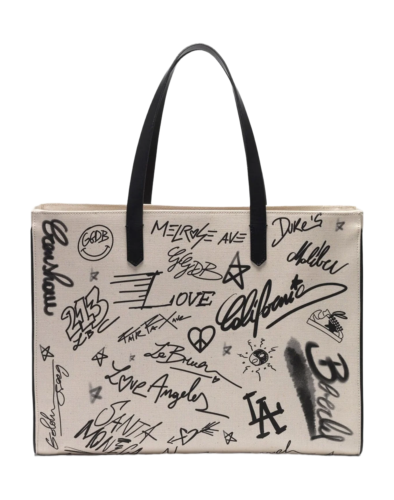 Women | Graffiti Print East-West California Bag