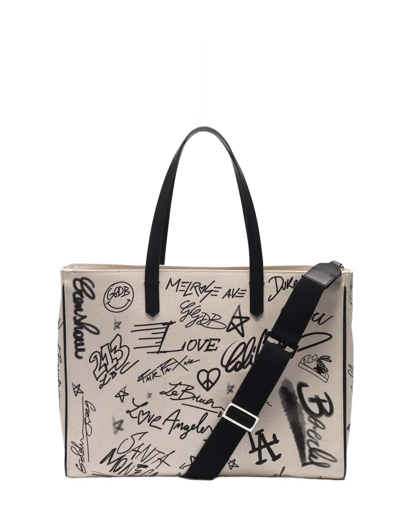 Women | Graffiti Print East-West California Bag - Image 10