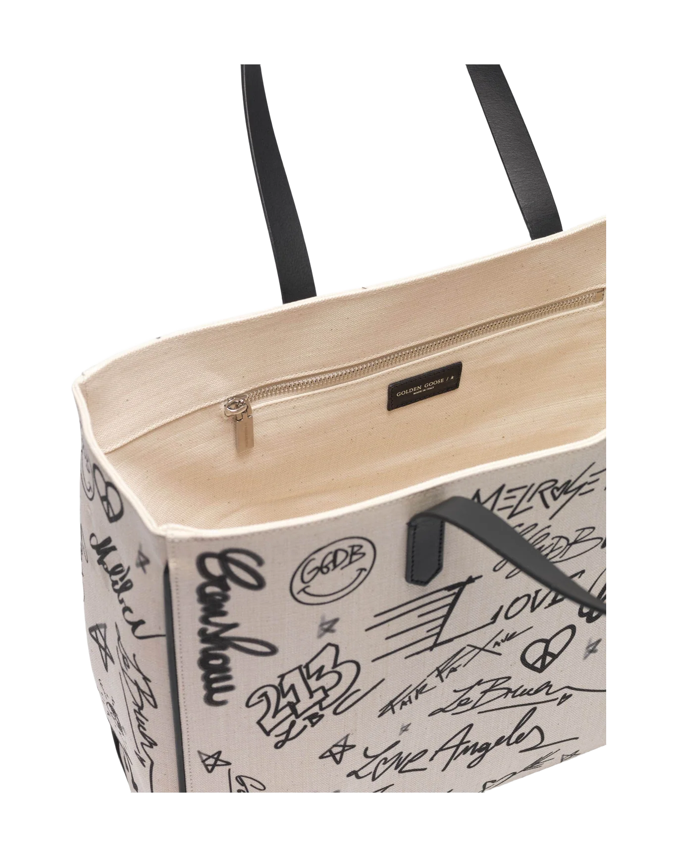 Women | Graffiti Print East-West California Bag - Image 4