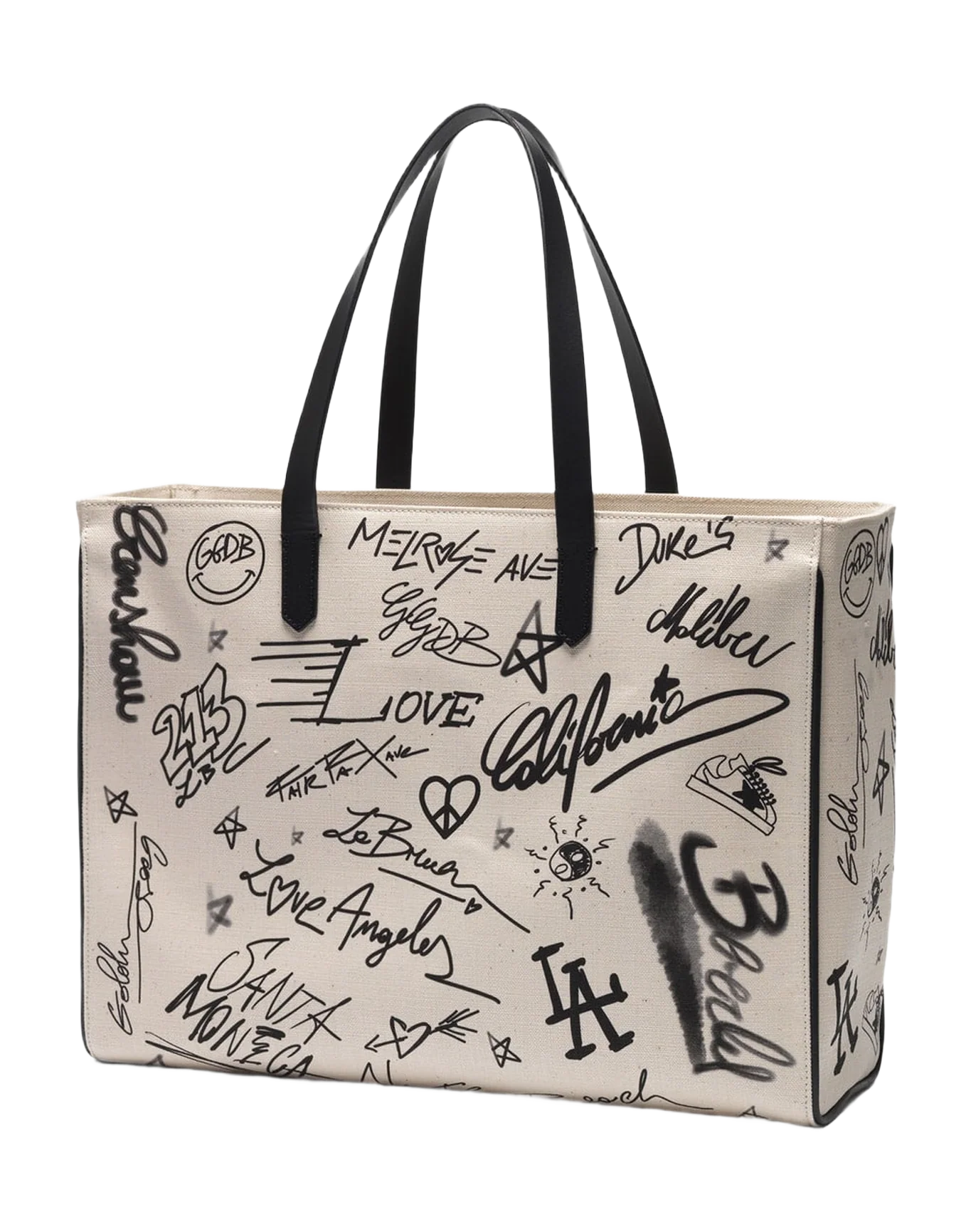 Women | Graffiti Print East-West California Bag - Image 8