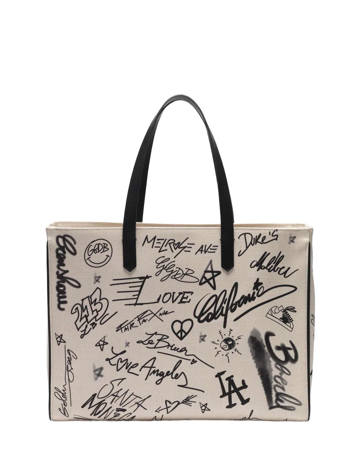 Women | Graffiti Print East-West California Bag - Image 9