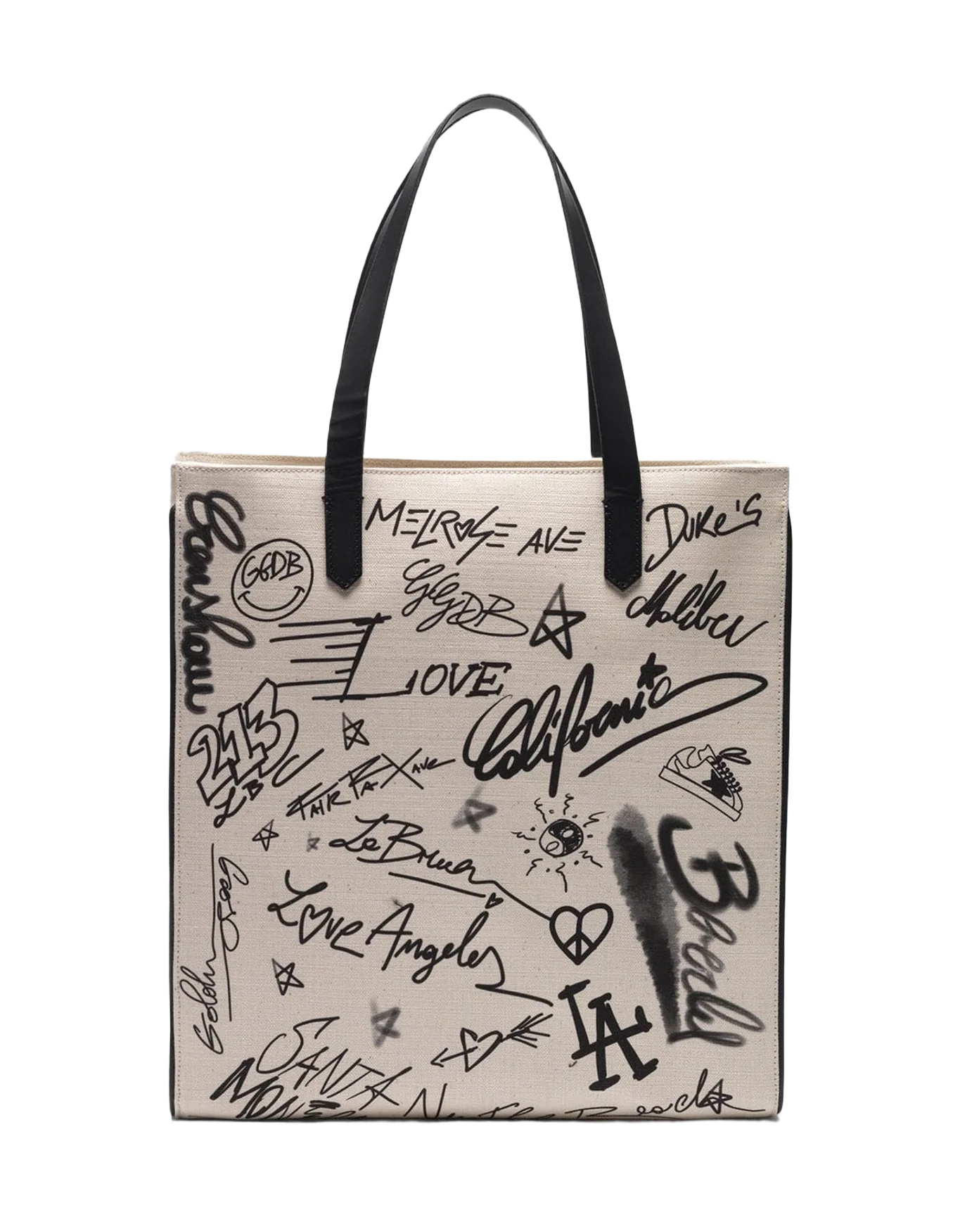 Women | Graffiti Print North-South California Bag