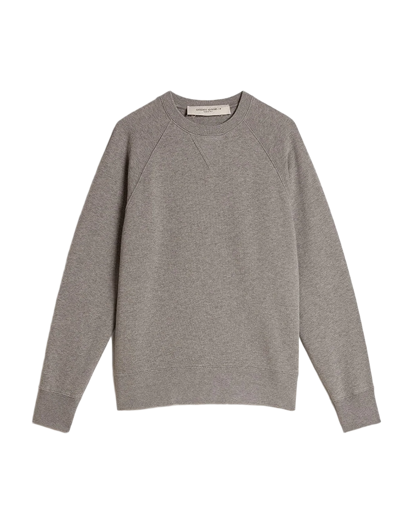 Women | Gray Melange Cotton Sweatshirt with Manifesto On The Back | Grey Melange x Windsor Wine