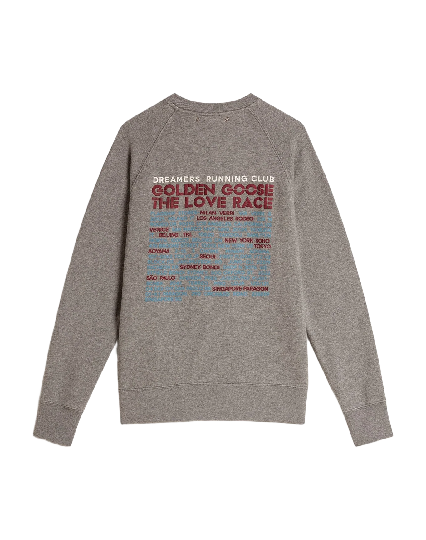 Women | Gray Melange Cotton Sweatshirt with Manifesto On The Back | Grey Melange x Windsor Wine - Image 6