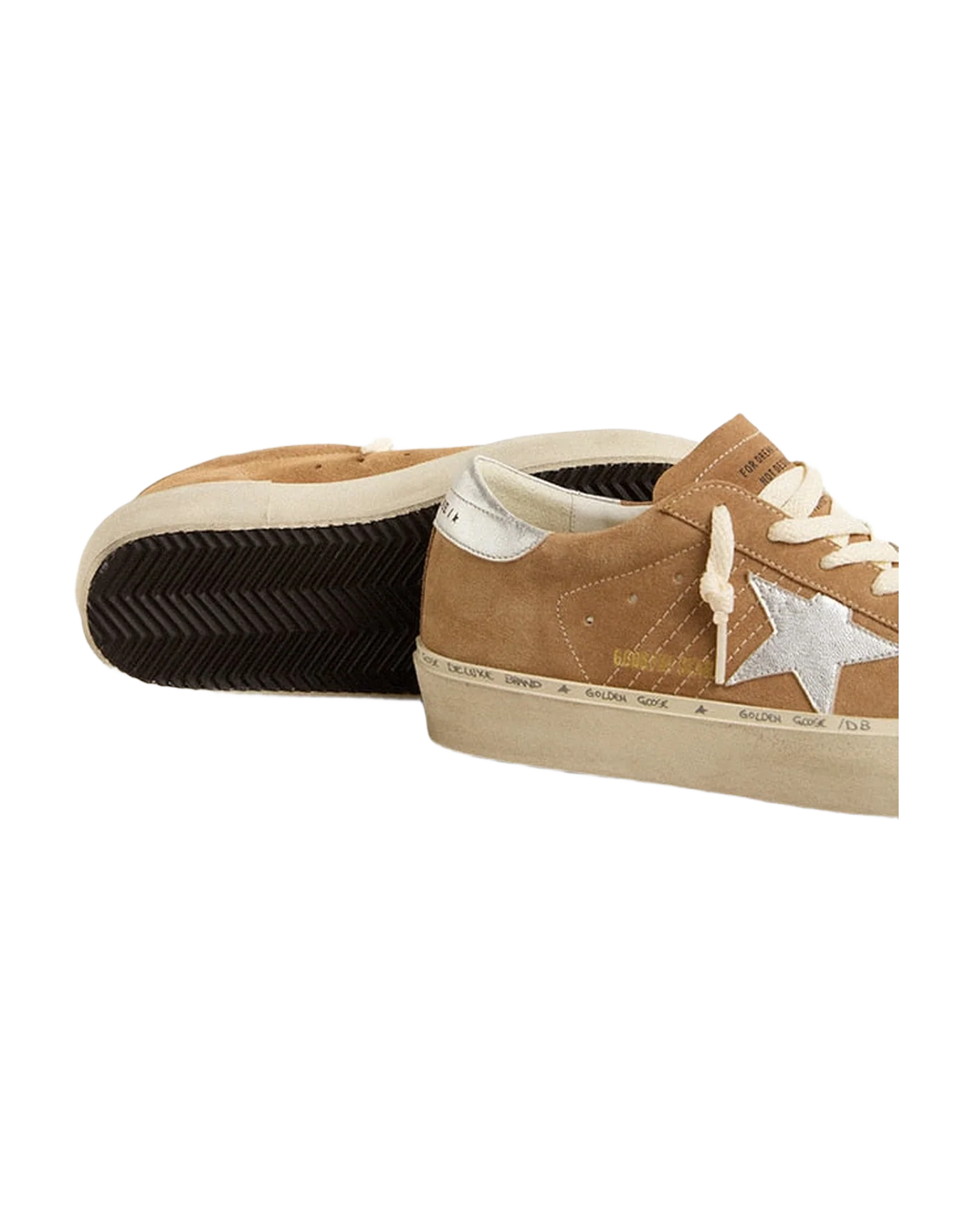 Women | Hi Star Brown Suede with Laminated Heel Tab | Tabacco x Silver - Image 2
