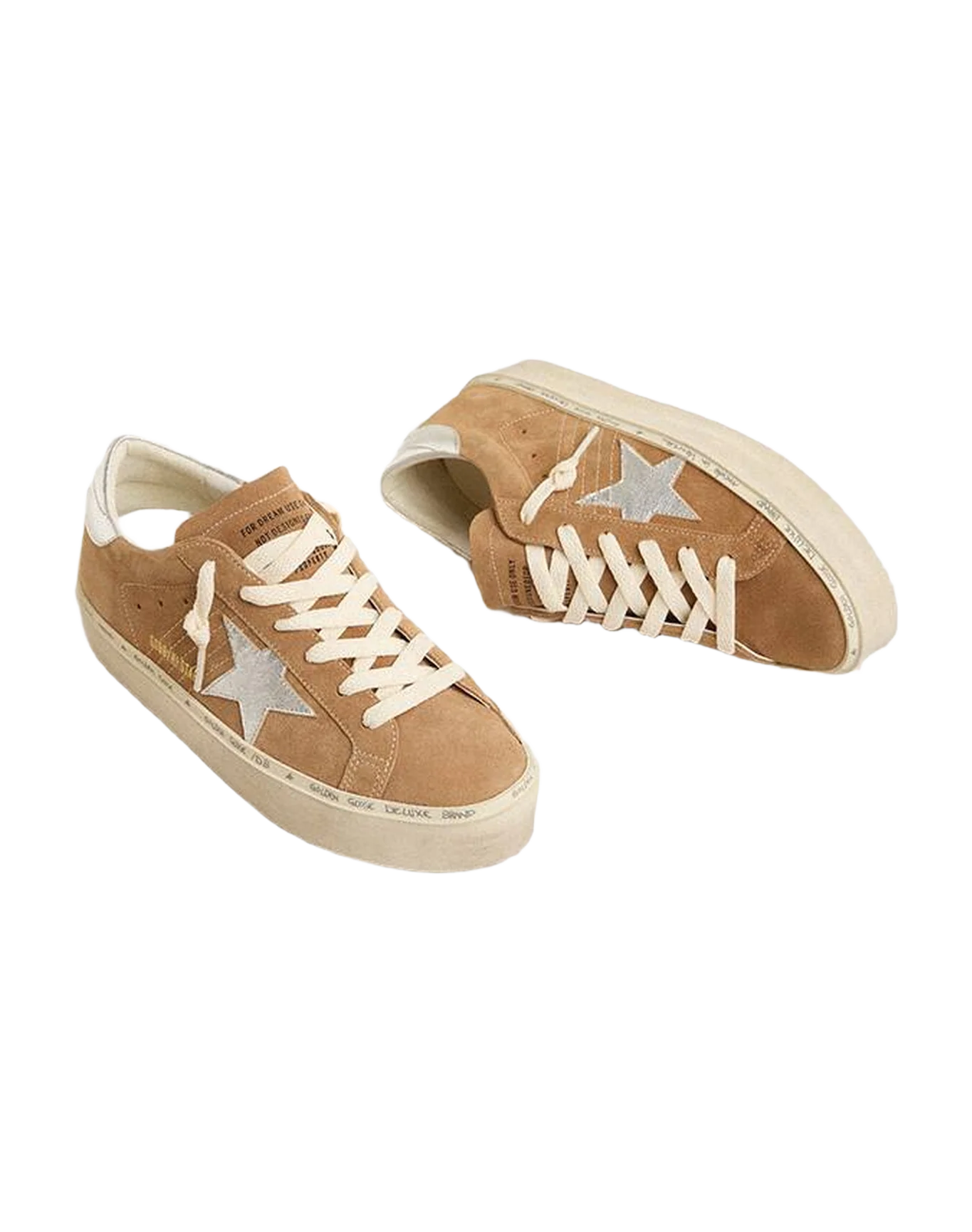 Women | Hi Star Brown Suede with Laminated Heel Tab | Tabacco x Silver - Image 4