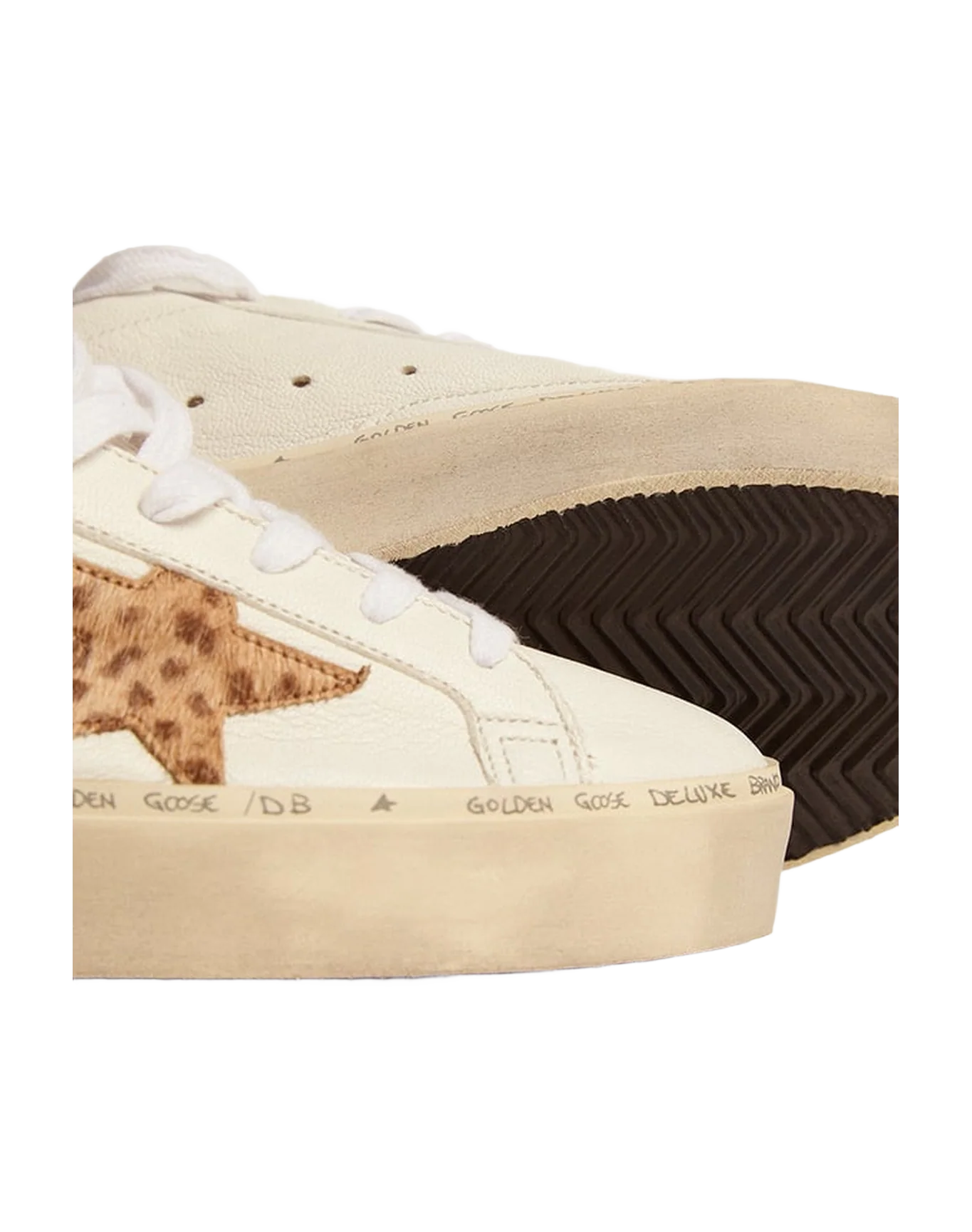Women | Hi-Star White Leather with Cream Light Brown Giraffe Star | White x Cream Light Brown Giraffe x Sand - Image 7