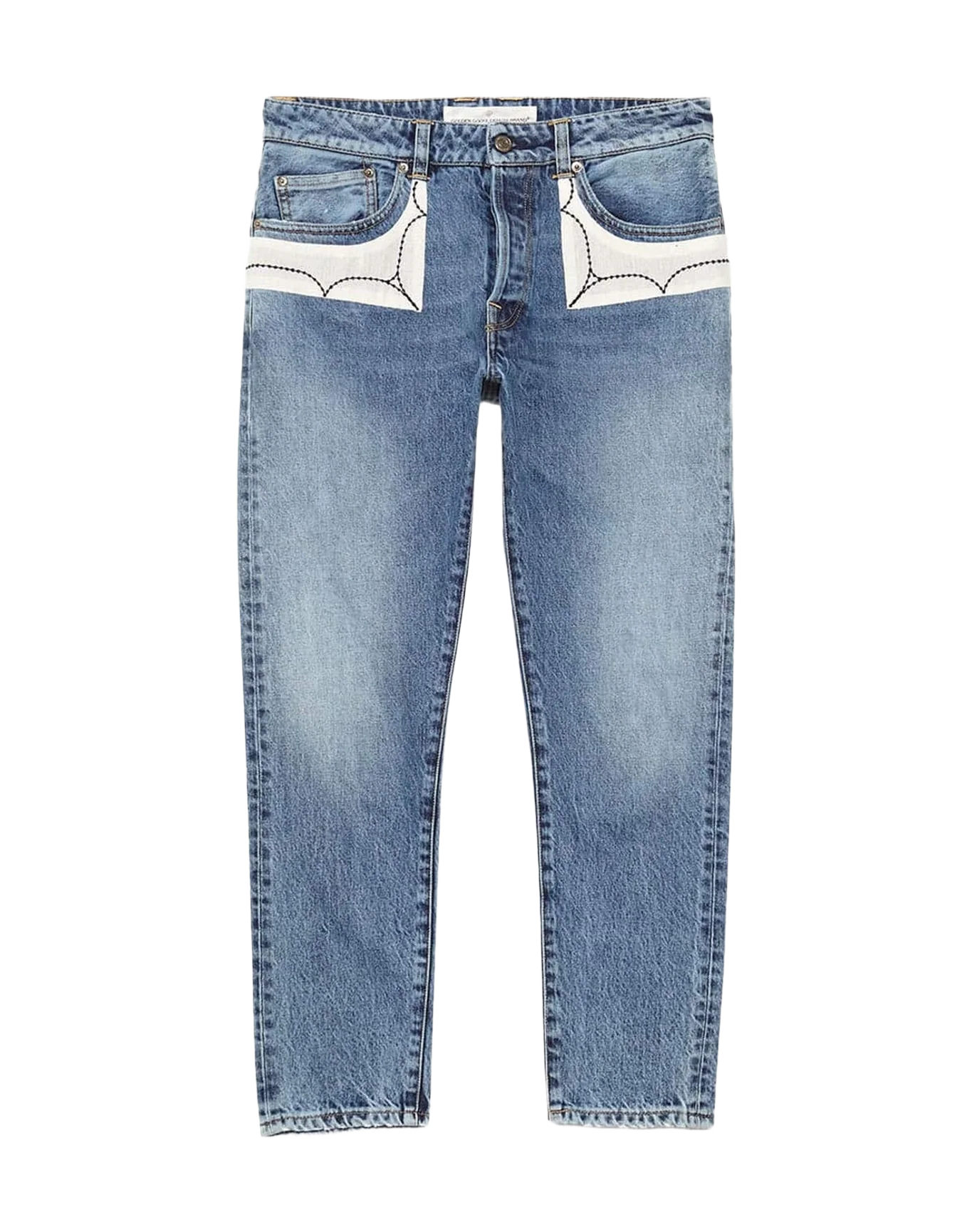 Women | Jolly Jeans Cotton Denim with Embroidered Patches