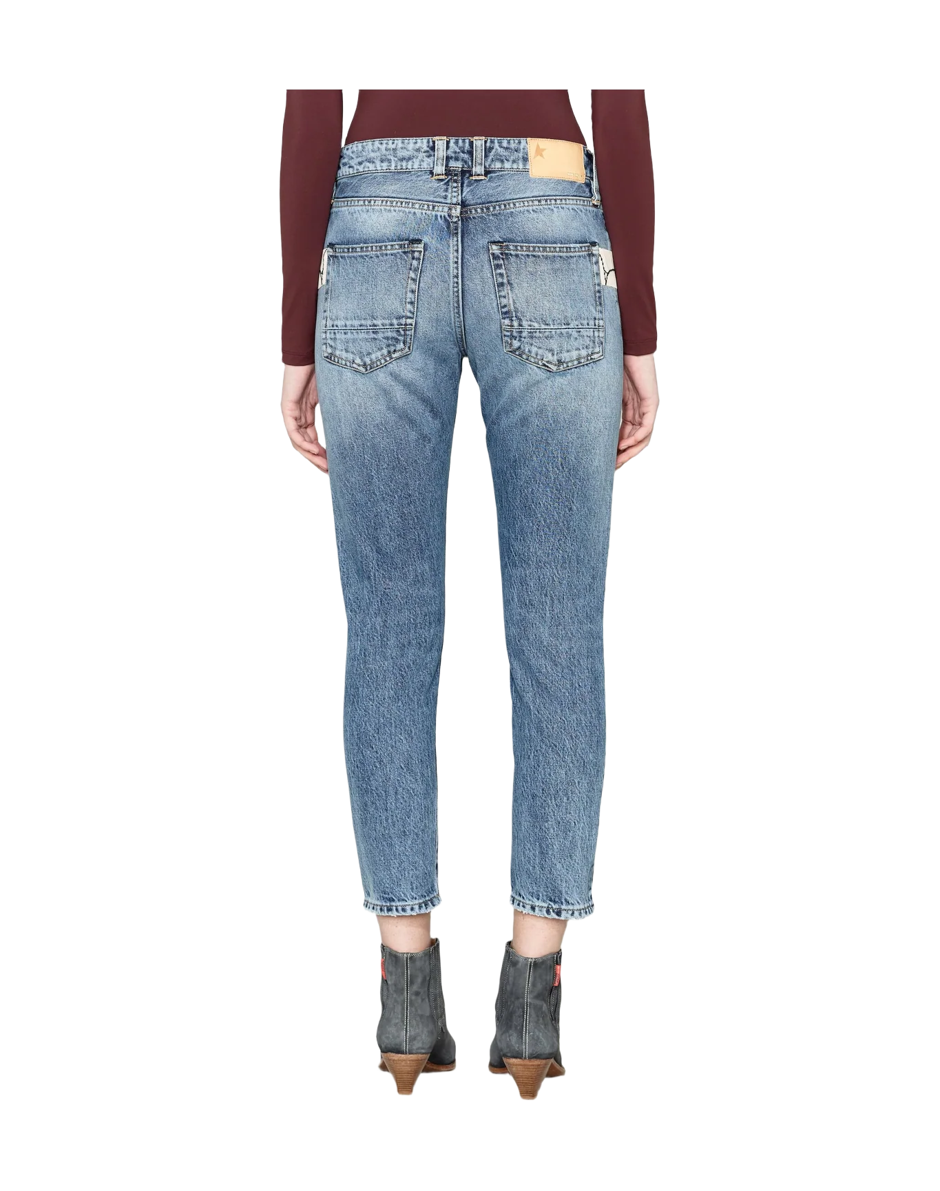 Women | Jolly Jeans Cotton Denim with Embroidered Patches - Image 4