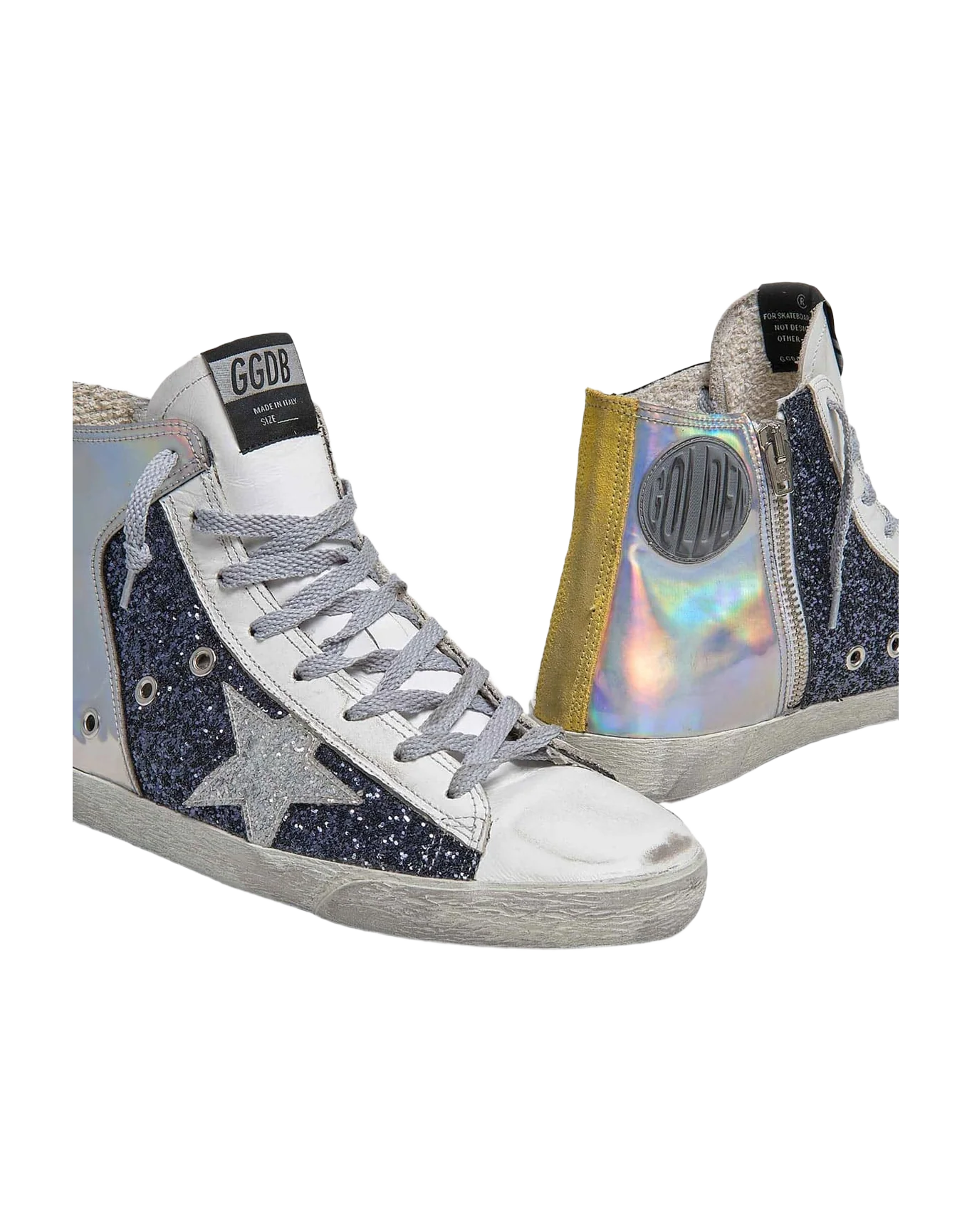 Women | Lab Limited Edition Francy Holographic Sneakers with Glitter - Image 3