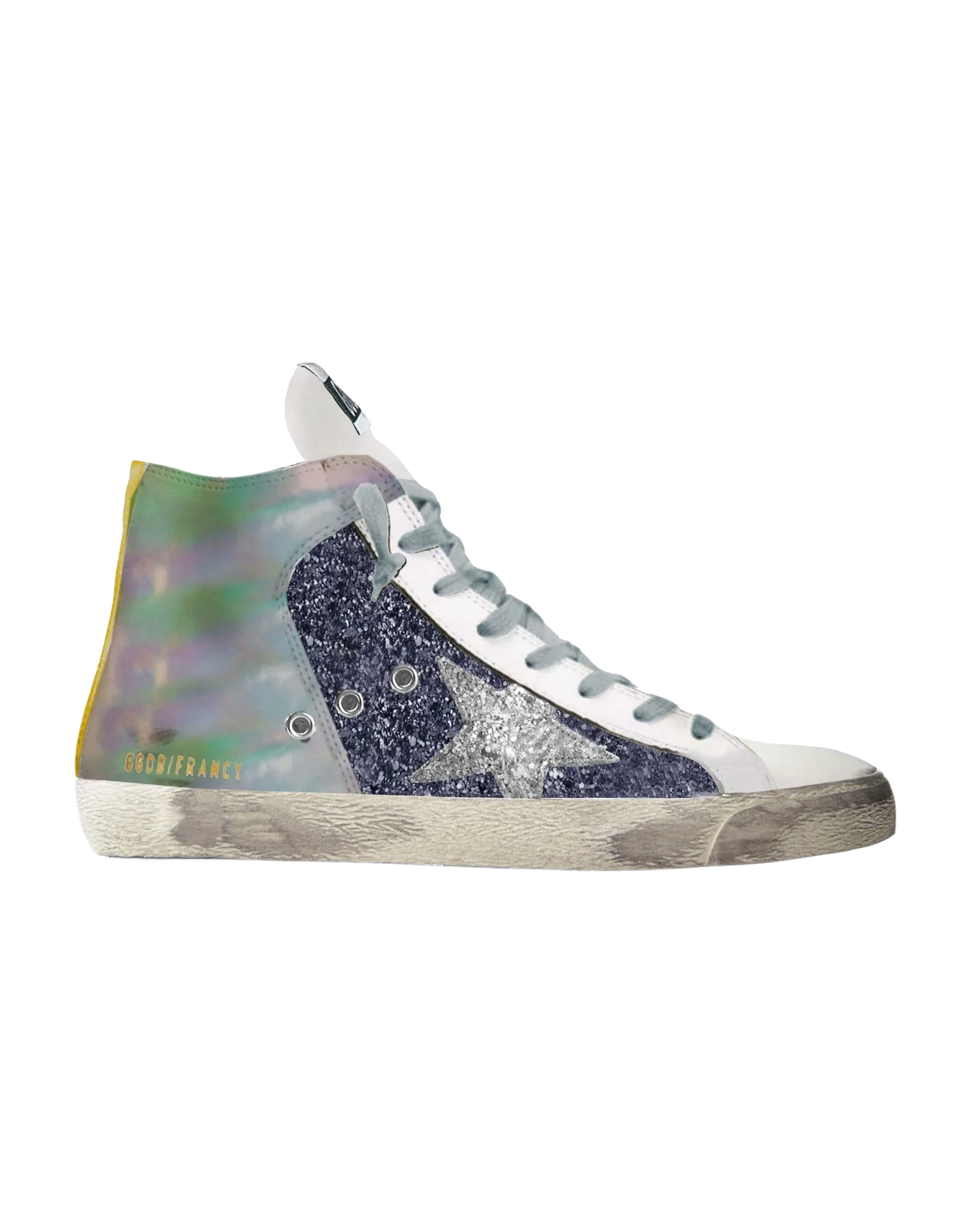 Women | Lab Limited Edition Francy Holographic Sneakers with Glitter - Image 4
