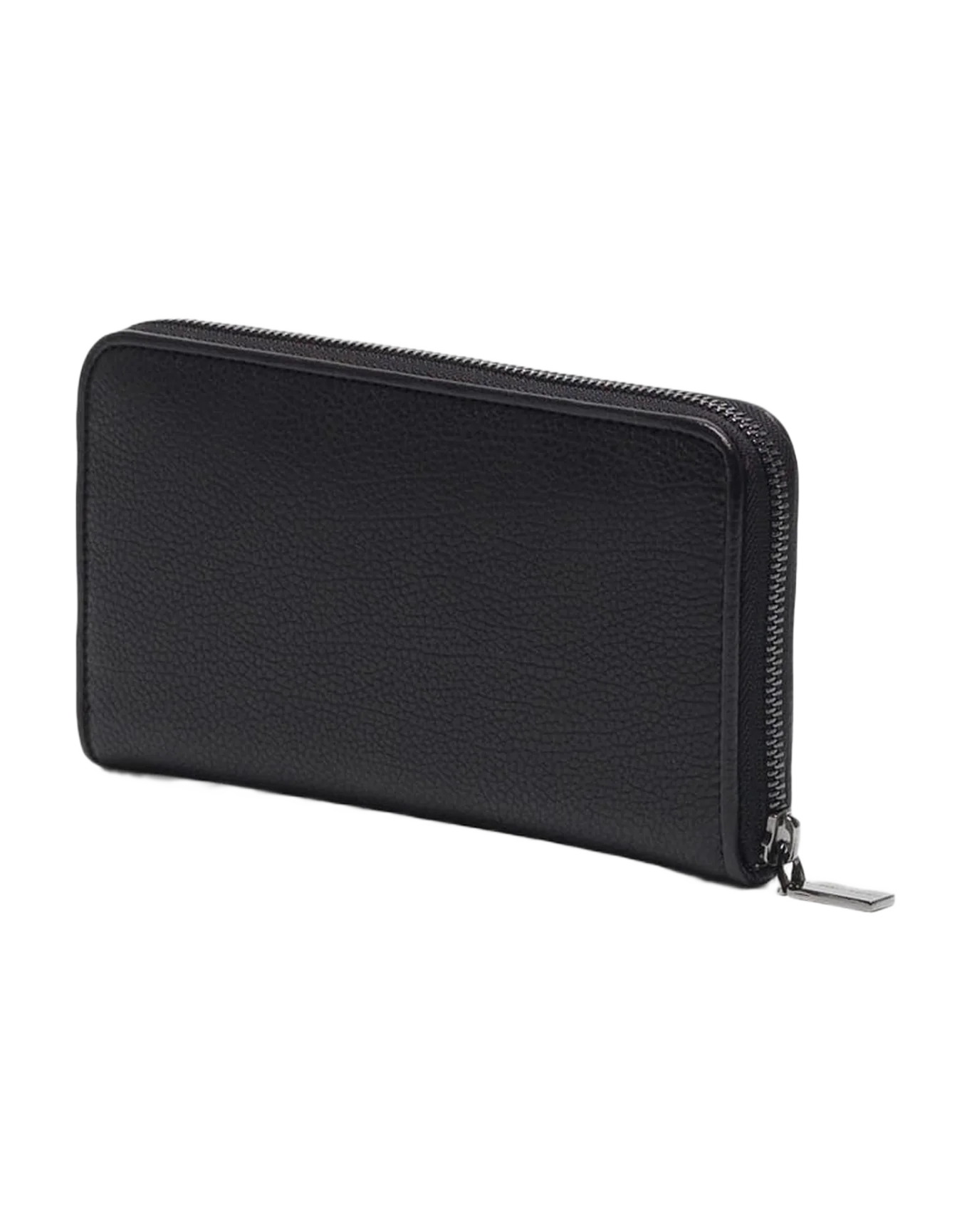 Women | Large Black Star Wallet | Black - Image 4
