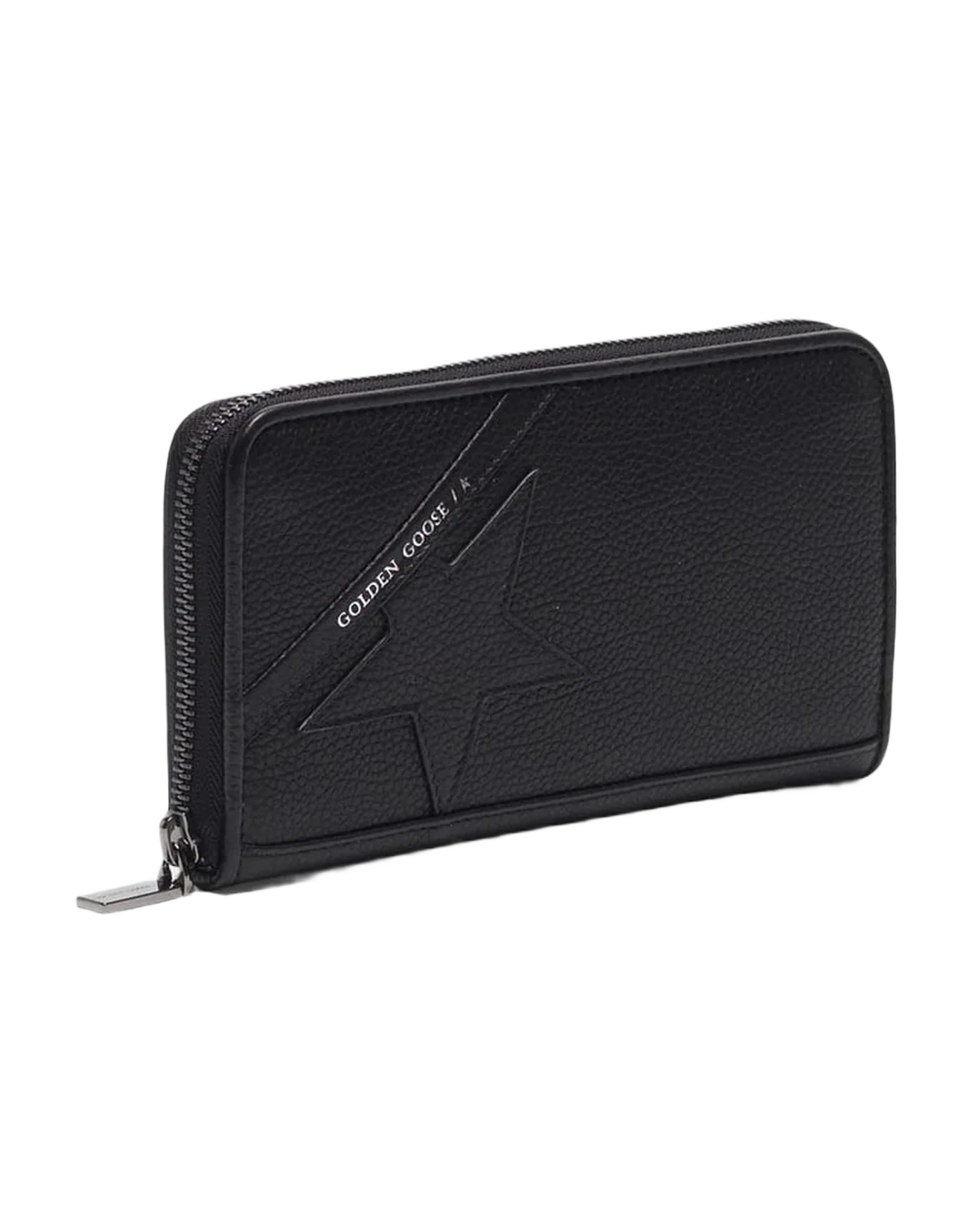 Women | Large Black Star Wallet | Black - Image 8