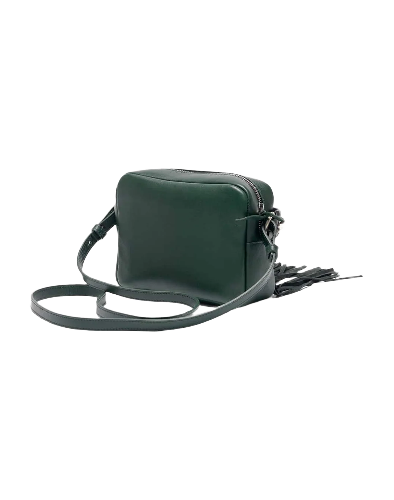 Women | Leather Camera Bag with Suede Fringe (V1) - Image 4