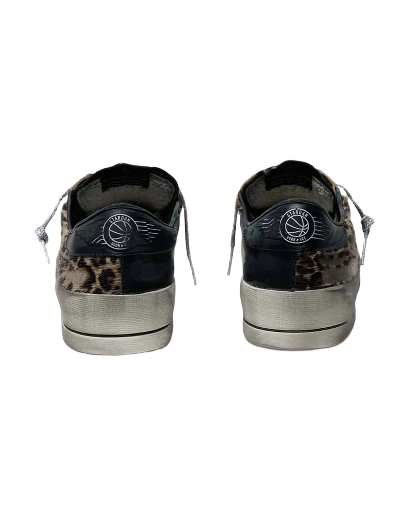 Women | Leopard-Print Stardan Sneakers with Fuchsia Sole - Image 5