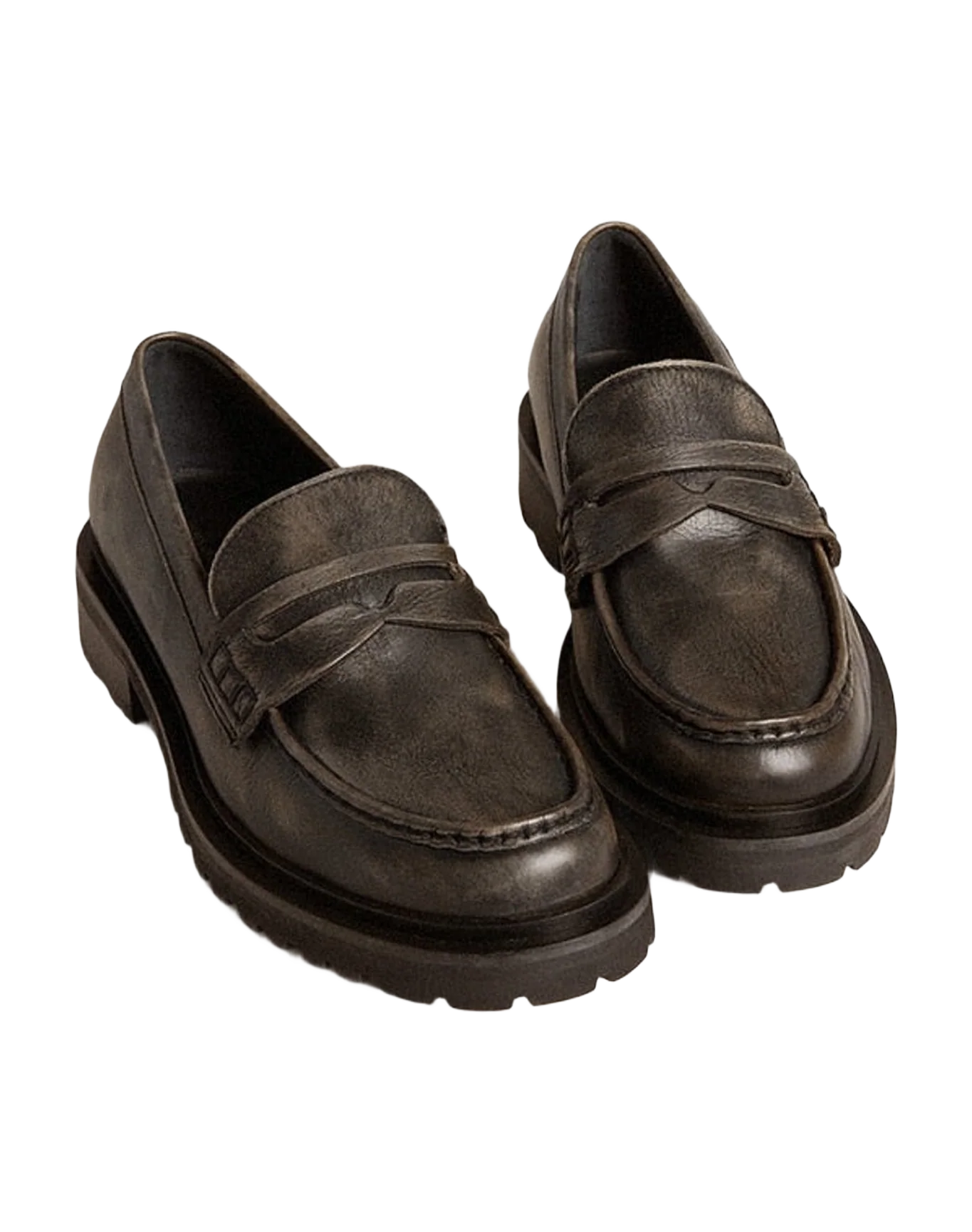 Women | Loafer Black Leather | Black