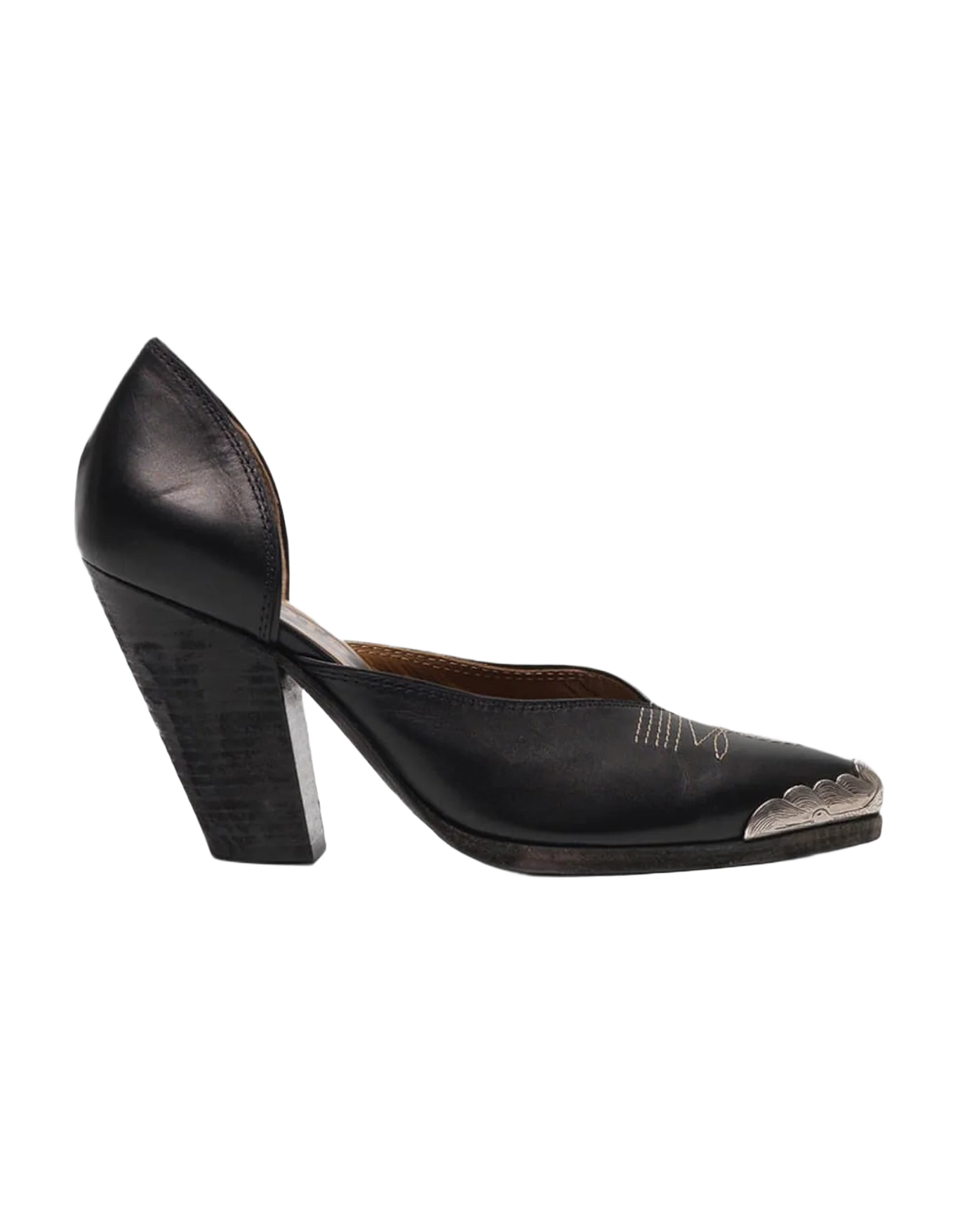 Women | Marfa Pumps Made Of Leather with Metal Toecap - Image 3