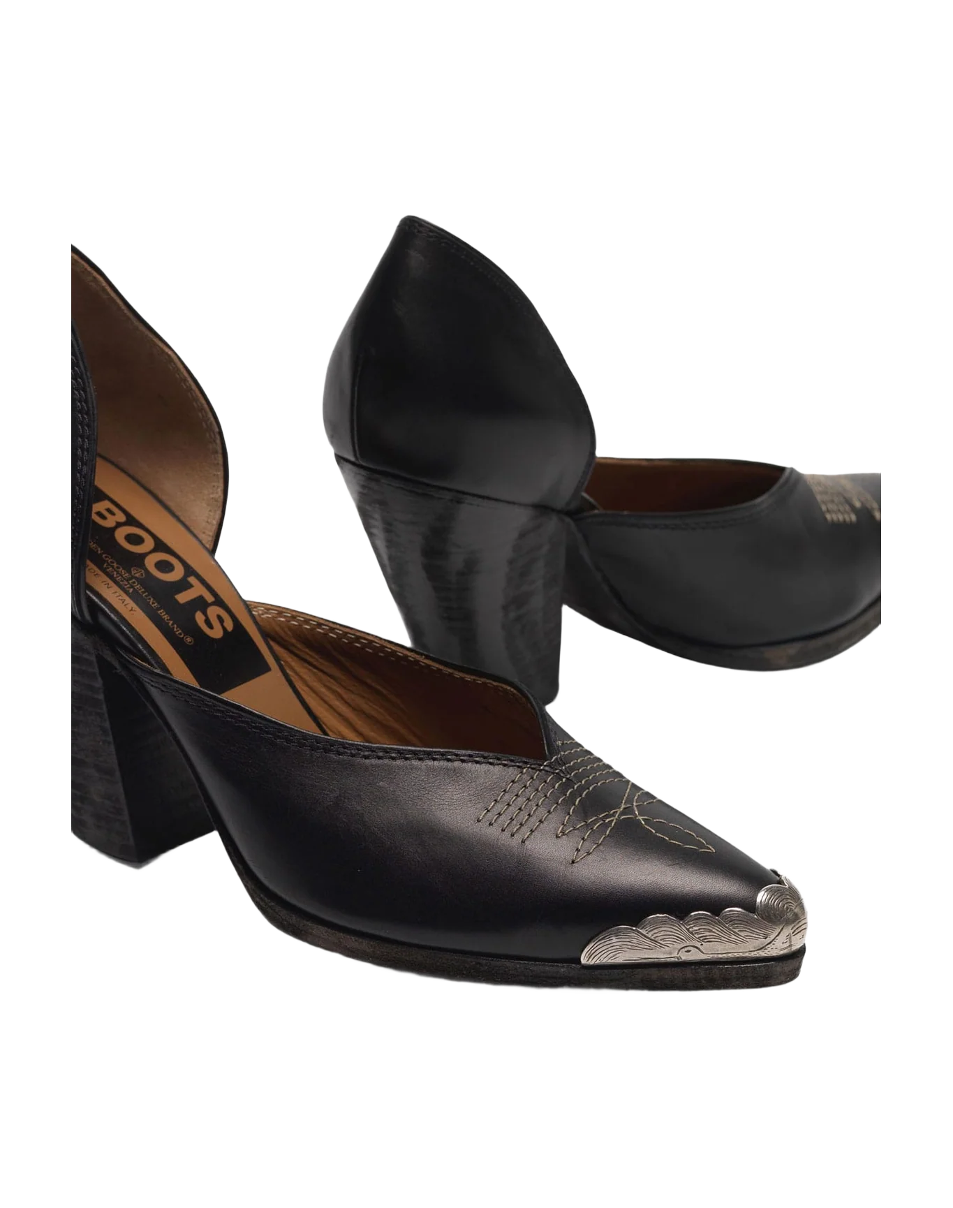 Women | Marfa Pumps Made Of Leather with Metal Toecap - Image 4