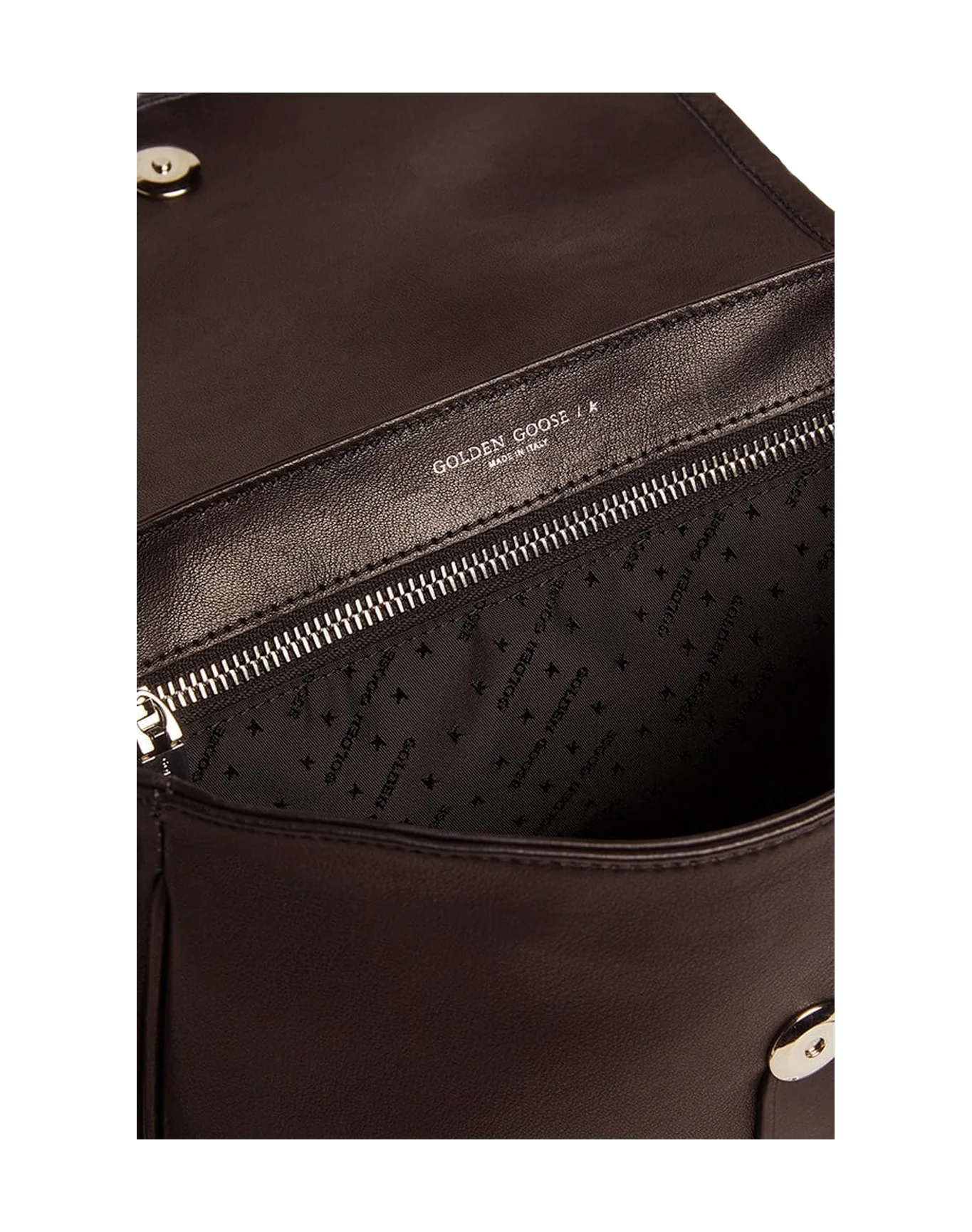 Women | Medium Black Leather Rodeo Bag | Black - Image 9