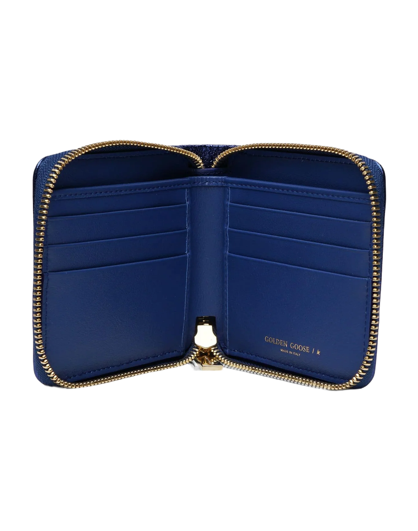 Women | Medium Metallic Blue Star Wallet - Image 3