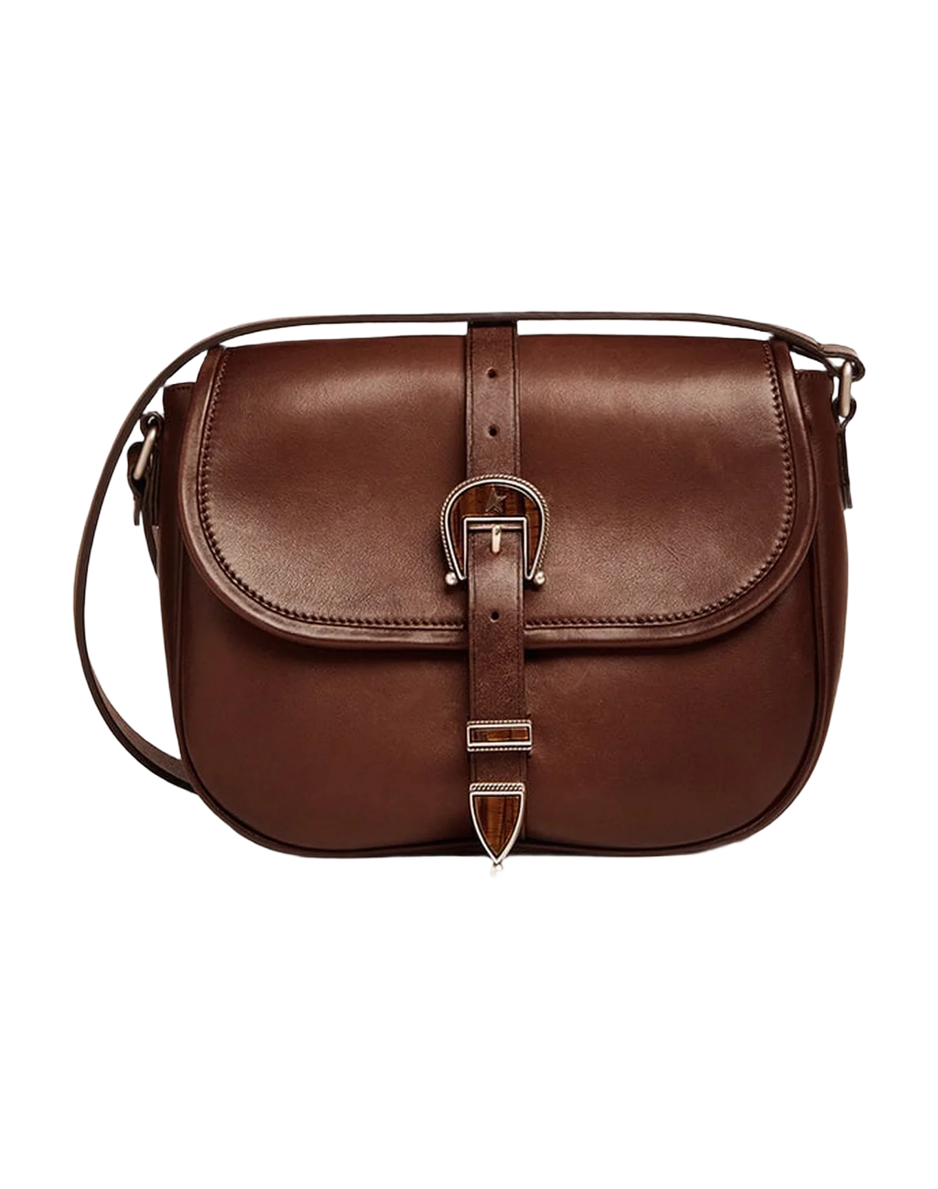Women | Medium Rodeo Bag Dark Tan Leather | Testa Di Moro - Image 4