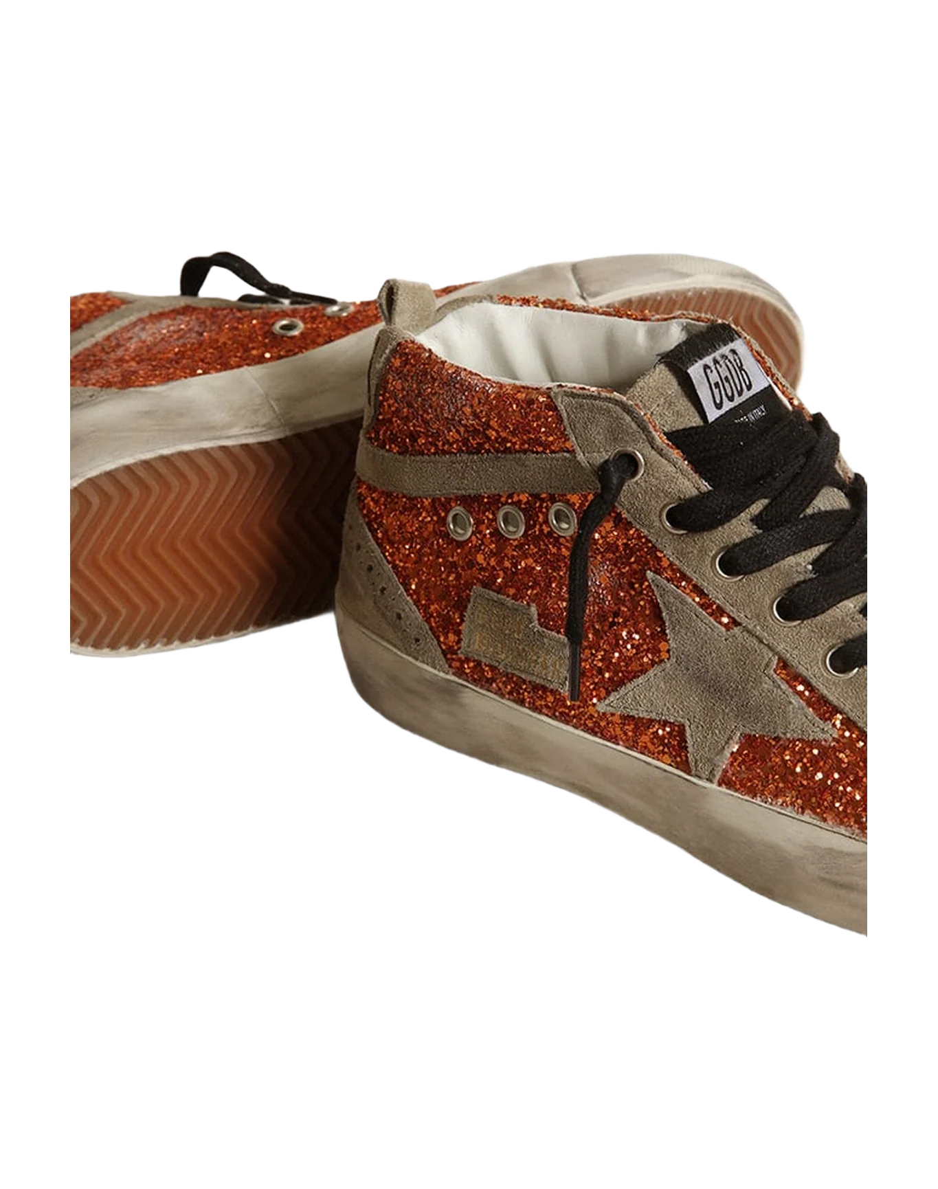 Women | Mid Star Cinnamon Glitter with Ice-Gray Suede Star & Flash | Cinnamon x Ice - Image 10