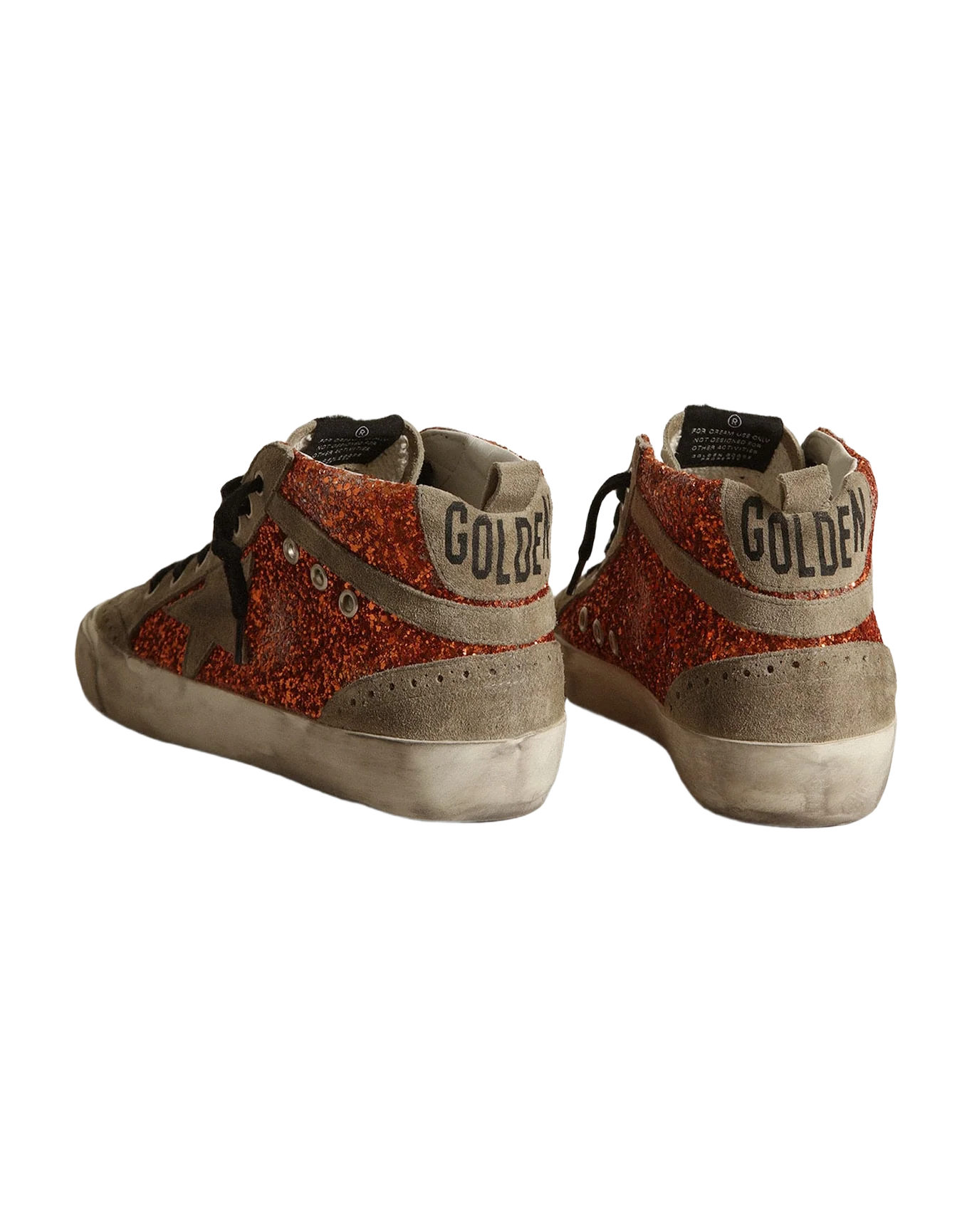 Women | Mid Star Cinnamon Glitter with Ice-Gray Suede Star & Flash | Cinnamon x Ice - Image 9