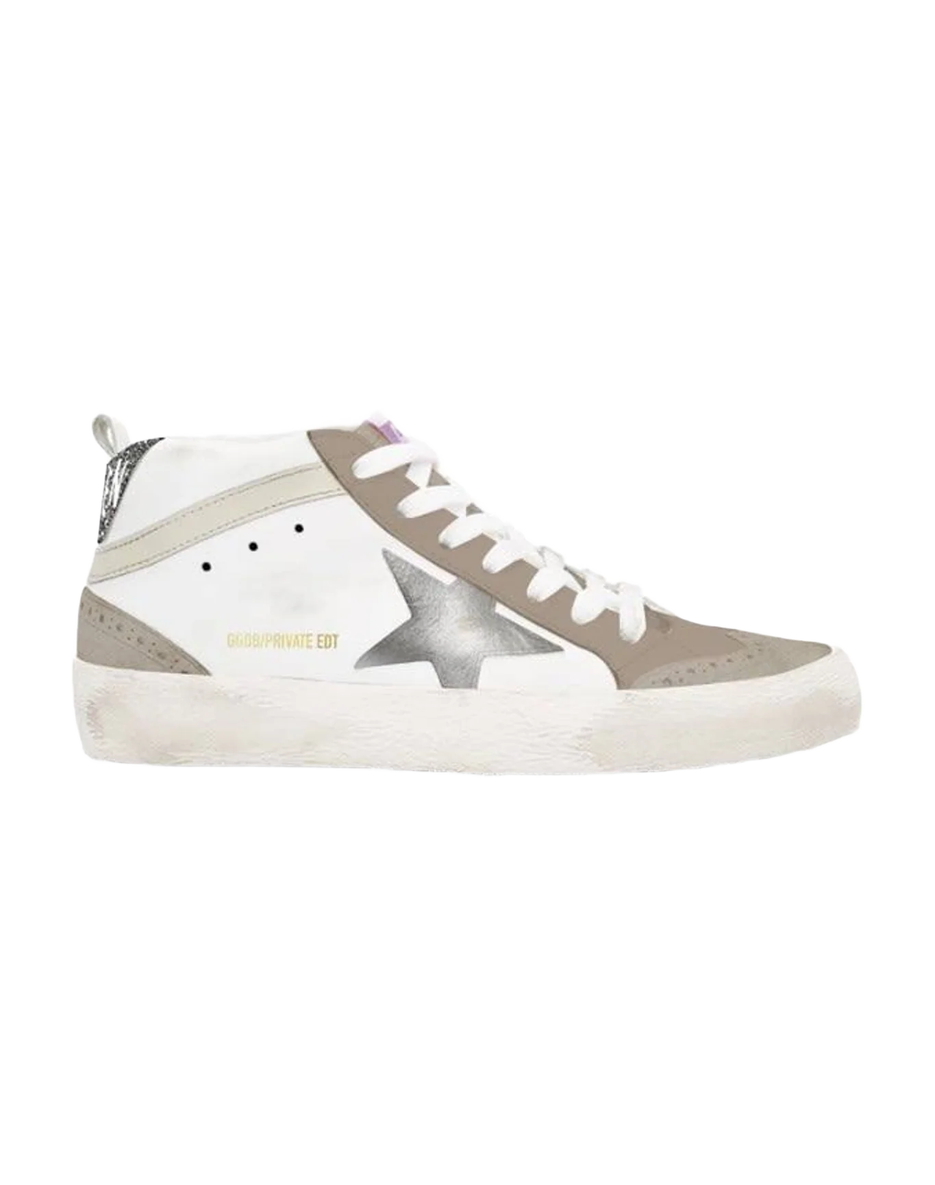 Women | Mid Star Whit Grey Star & Cream Flash