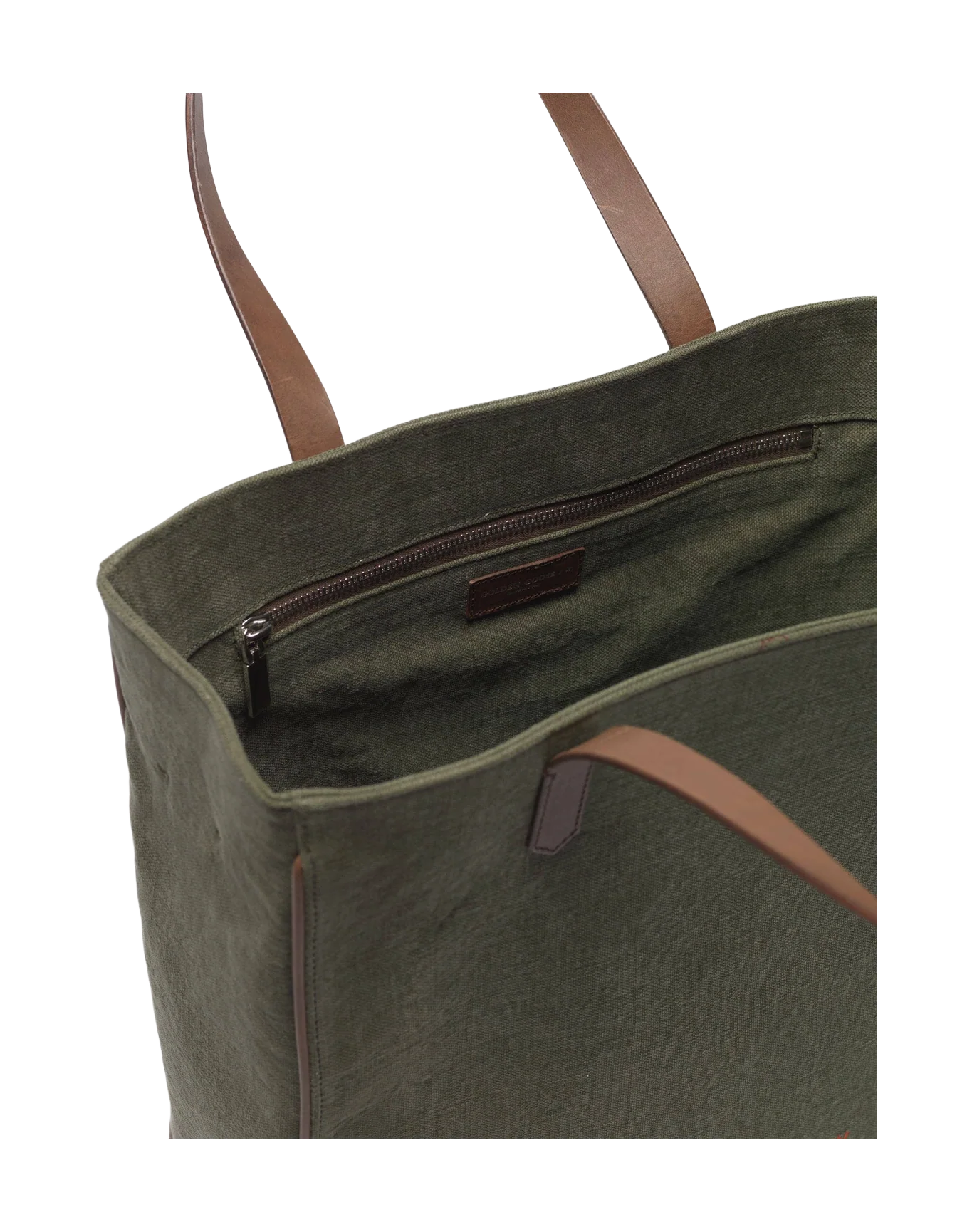 Women | Military Green California North-South Bag - Image 6