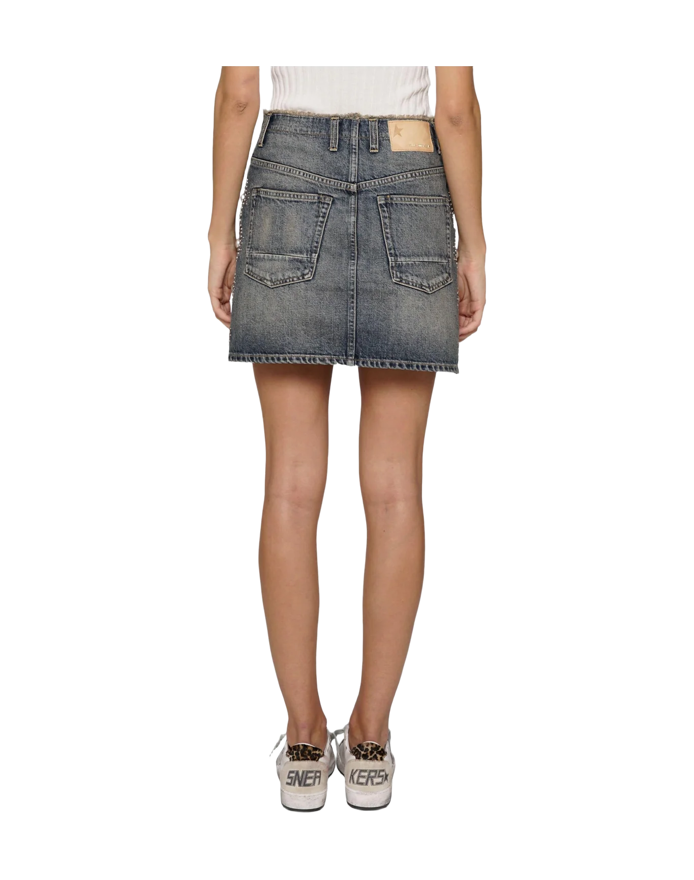 Women | Mini Sadie Skirt Oil Wash - Image 3