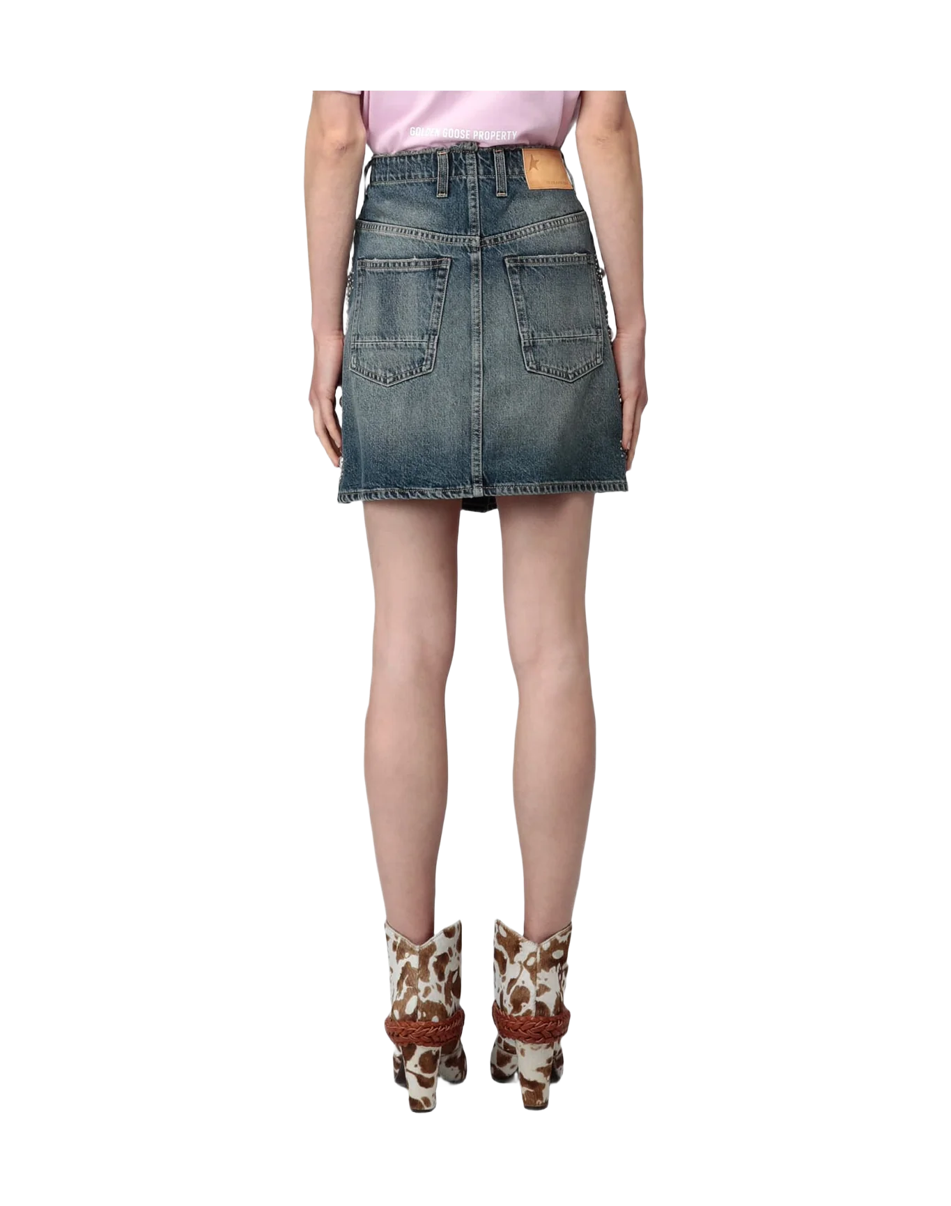 Women | Mini Sadie Skirt Oil Wash - Image 5