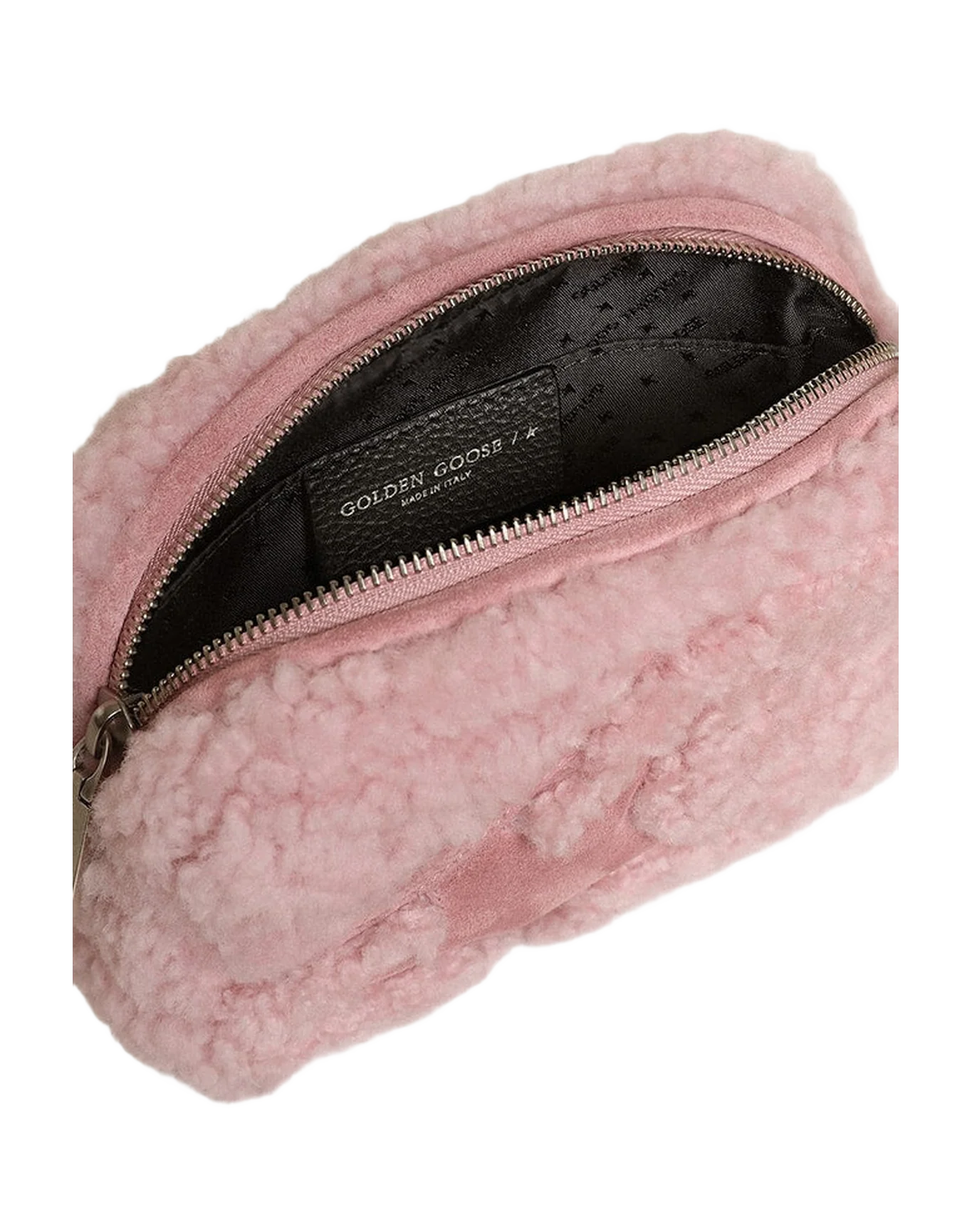 Women | Mini Star Bag Pink Shearling with Suede Star | Baby Pink - Image 7