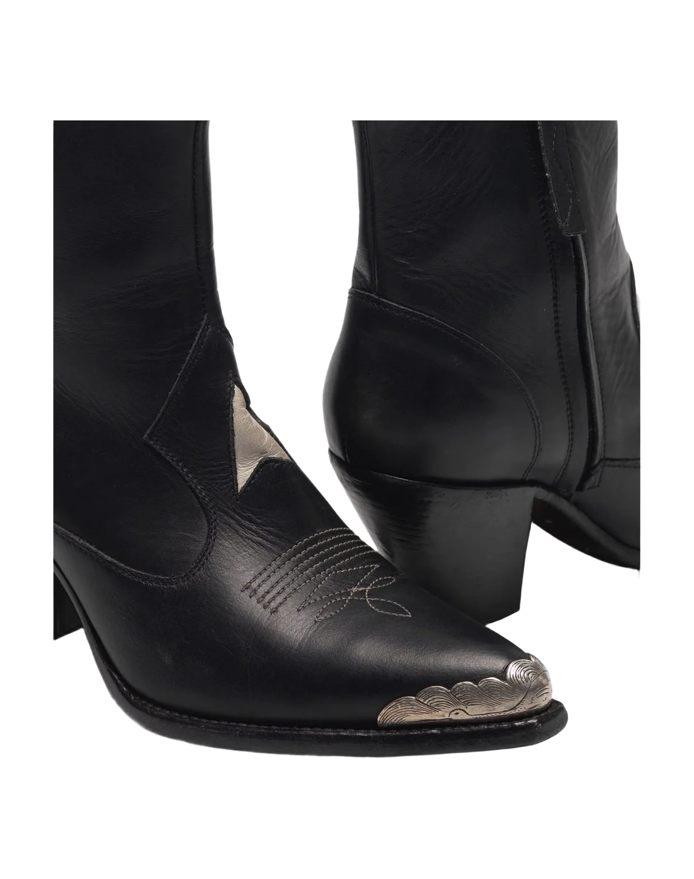 Women | Nora Ankle Boots with A Gold Star & Metal Plate (V2)