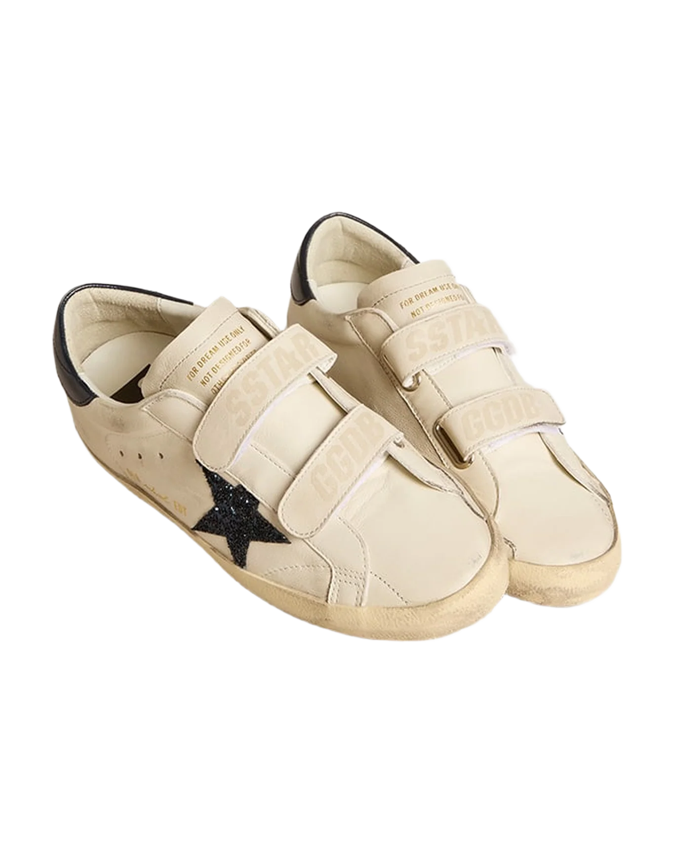 Women | Old School Leather with Blue Glitter Star & Blue Leather Heel Tab | Butter x Blue - Image 8