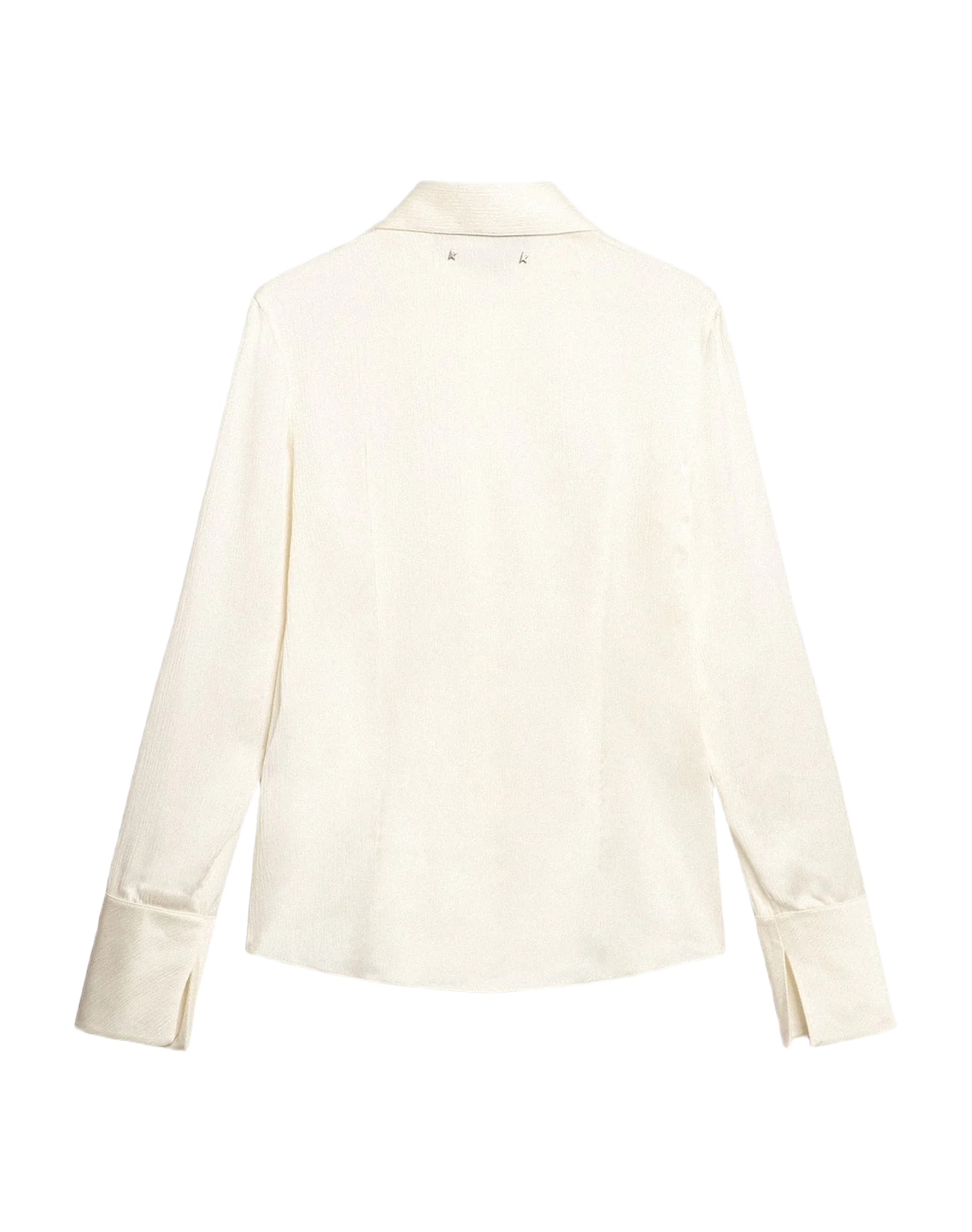 Women | Parchment-Colored Slim-Fit Shirt | Parchment - Image 6