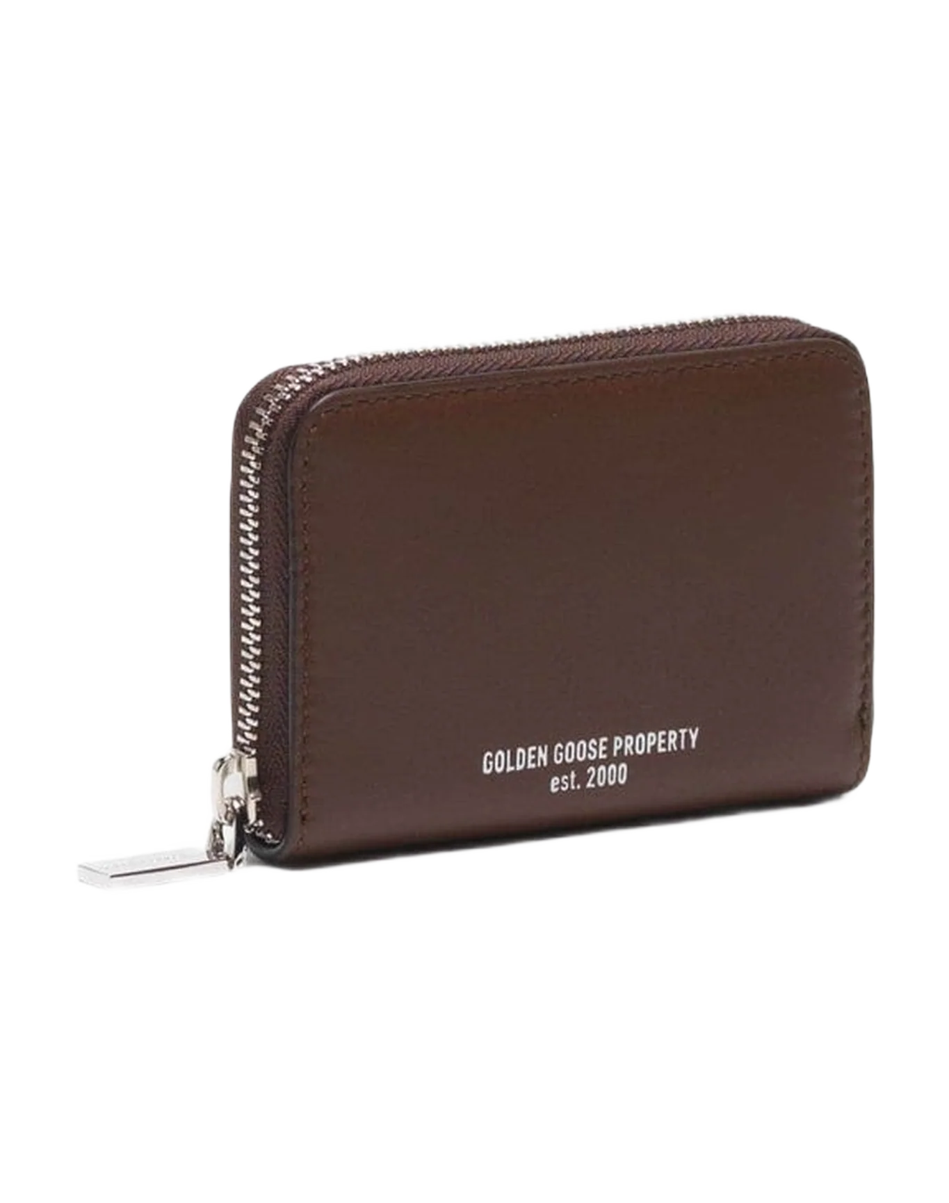 Women | Property Compact Zipped Wallet Brown Smooth