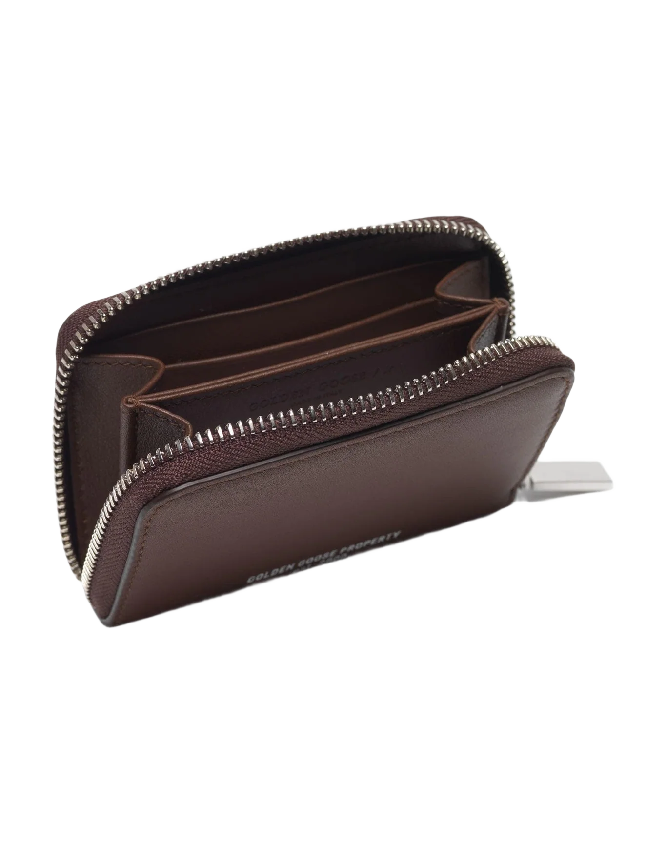 Women | Property Compact Zipped Wallet Brown Smooth - Image 6
