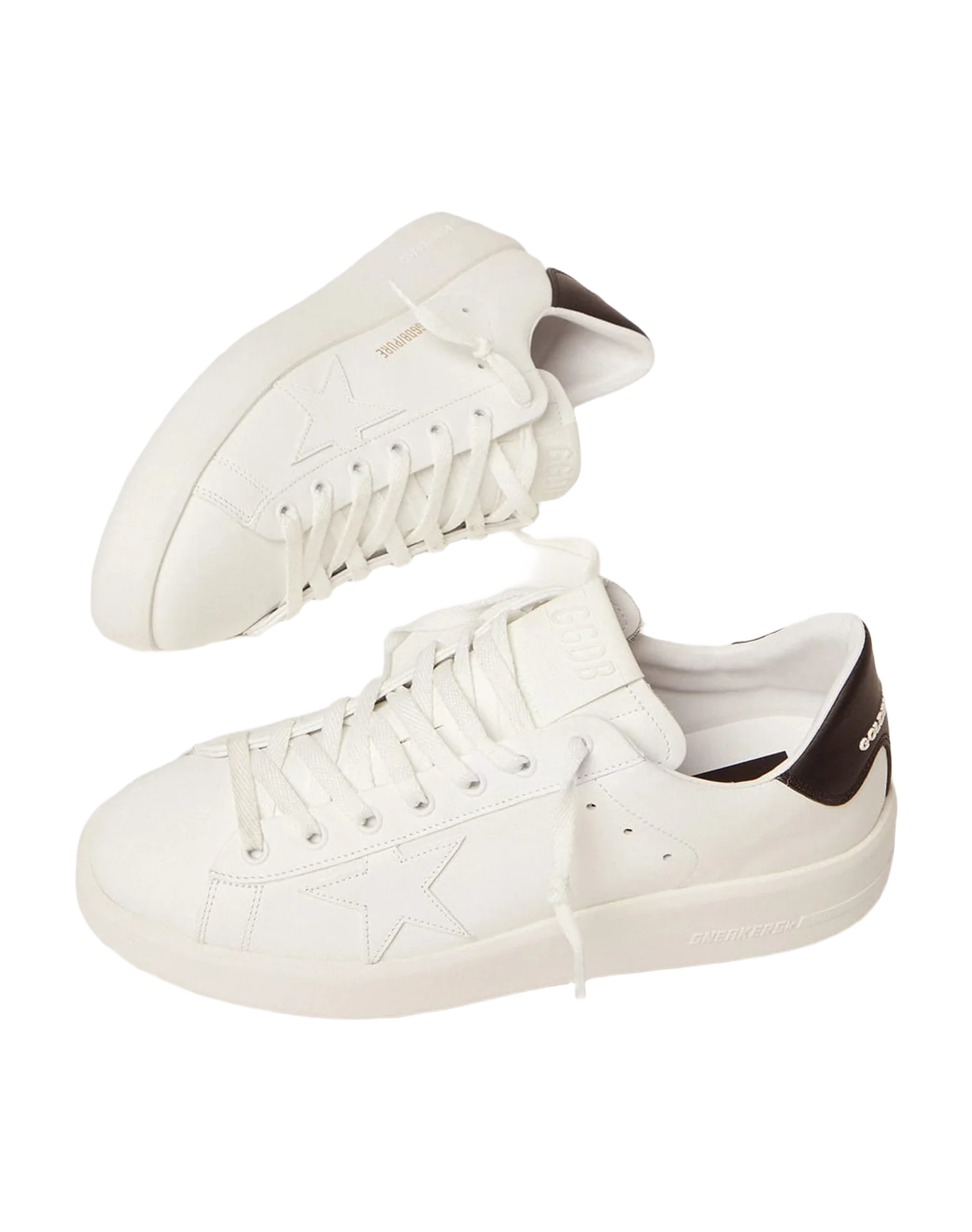 Women | Purestar White Leather | White x Black