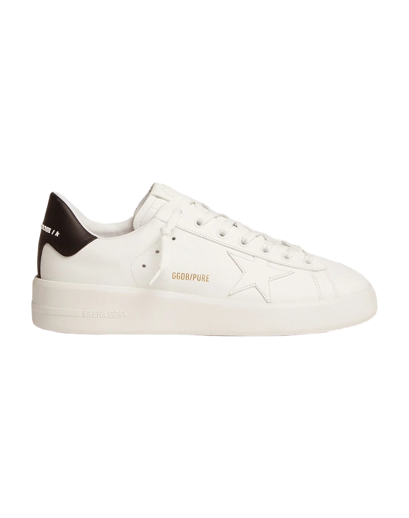 Women | Purestar White Leather | White x Black - Image 4
