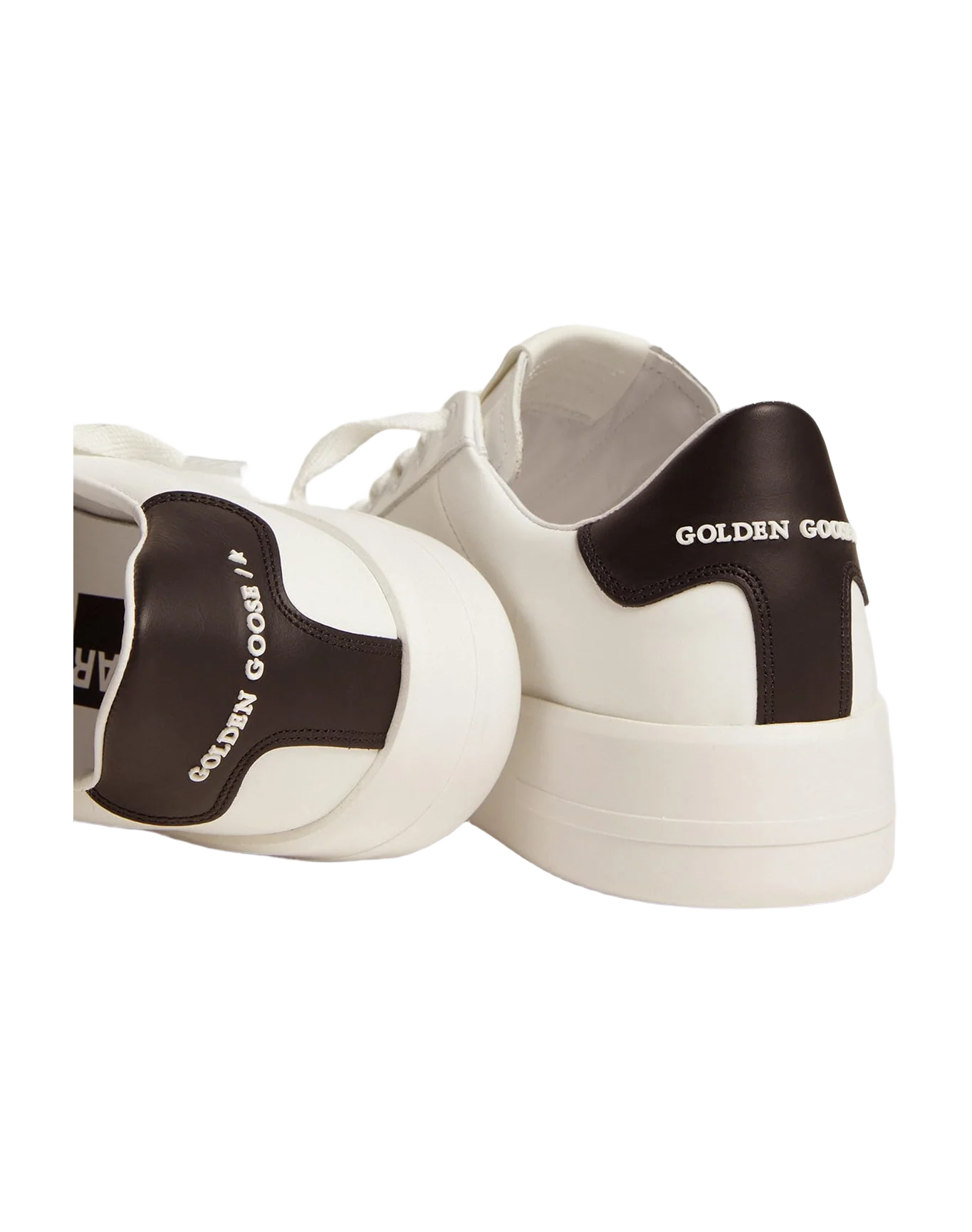 Women | Purestar White Leather | White x Black - Image 5