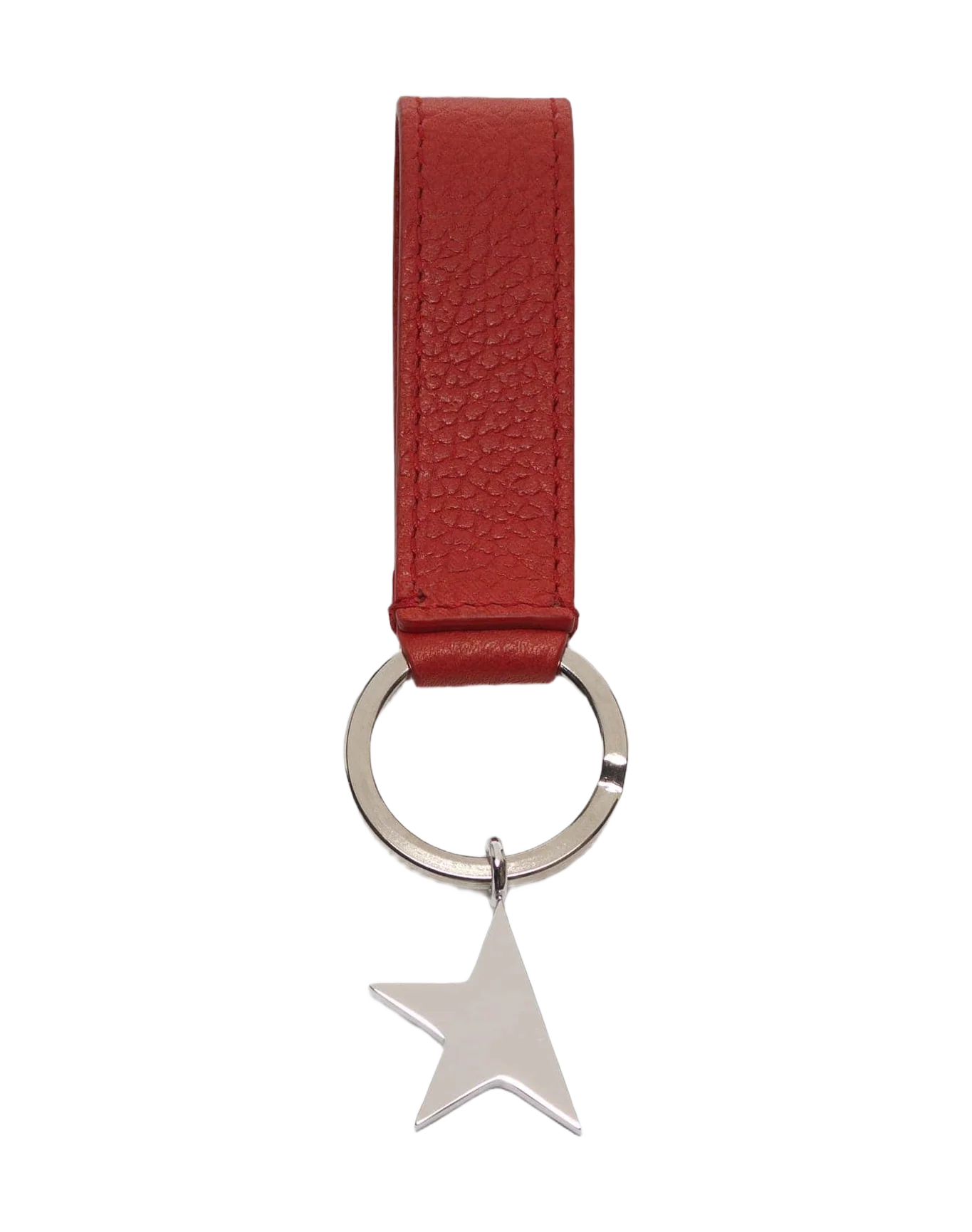 Women | Red Star Keyring with Silver Pendant - Image 2