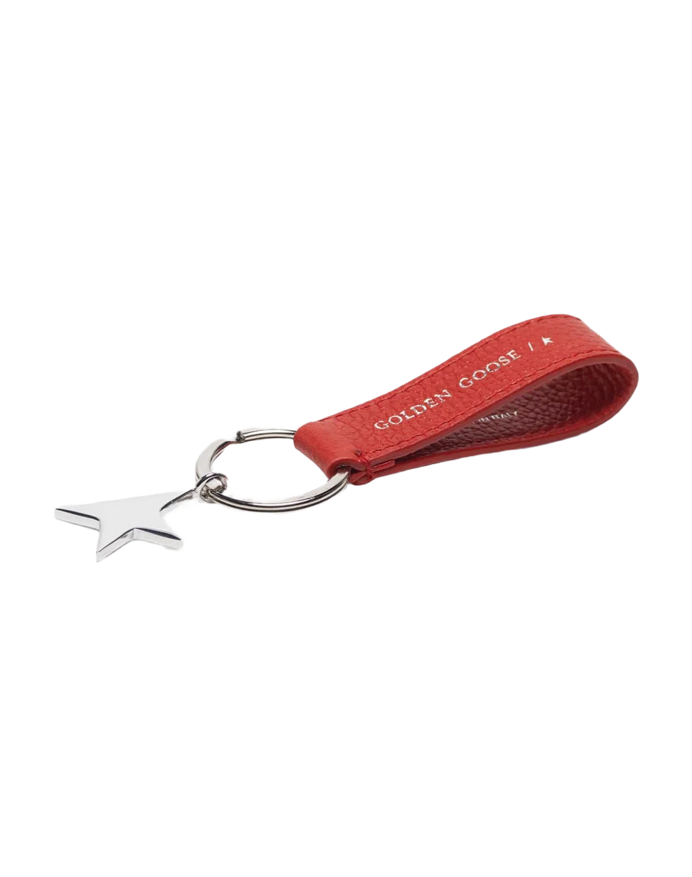 Women | Red Star Keyring with Silver Pendant - Image 3