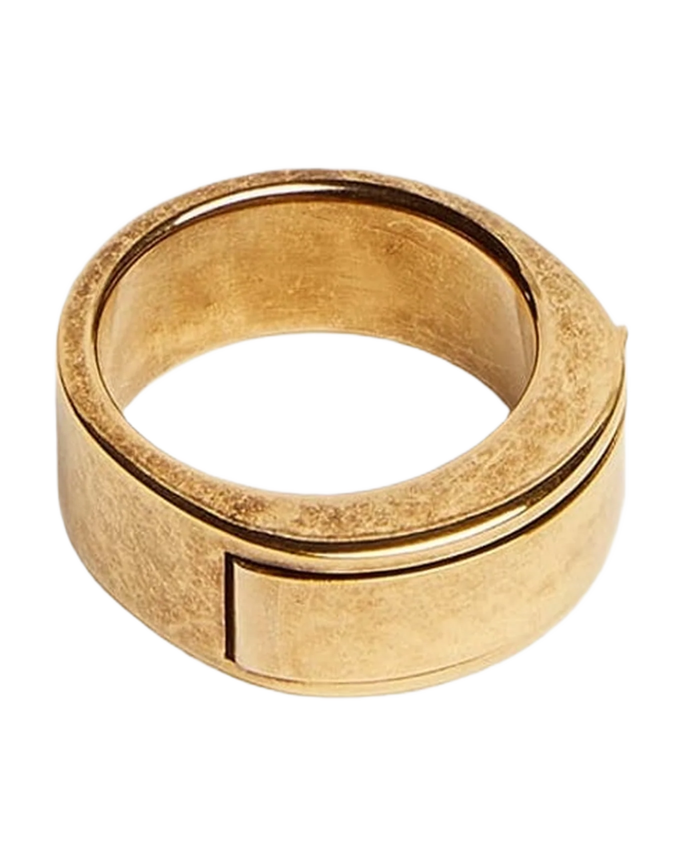 Women | Ring Antique Gold Color with Hidden Message | Antique Gold