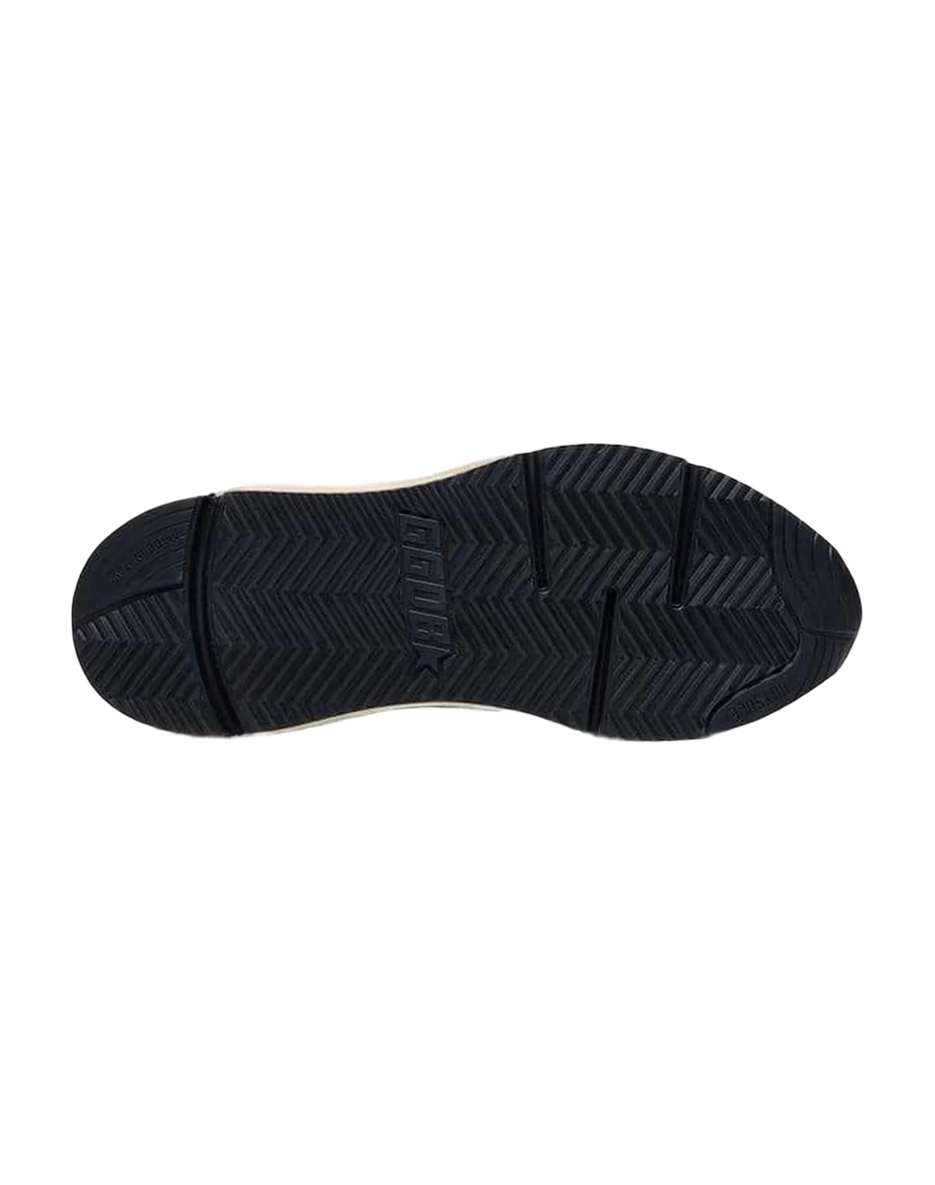 Women | Running Sole Black Nappa Leather & Nylon with A Silver Leather Star | Black x Silver - Image 15